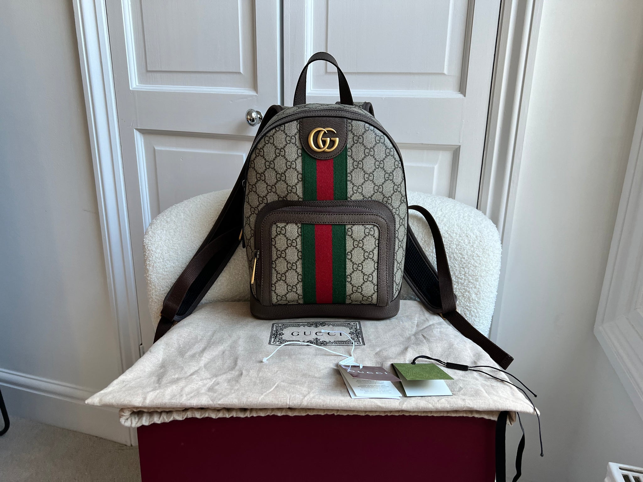 Gucci GG Ophidia Small Backpack RRP 1330