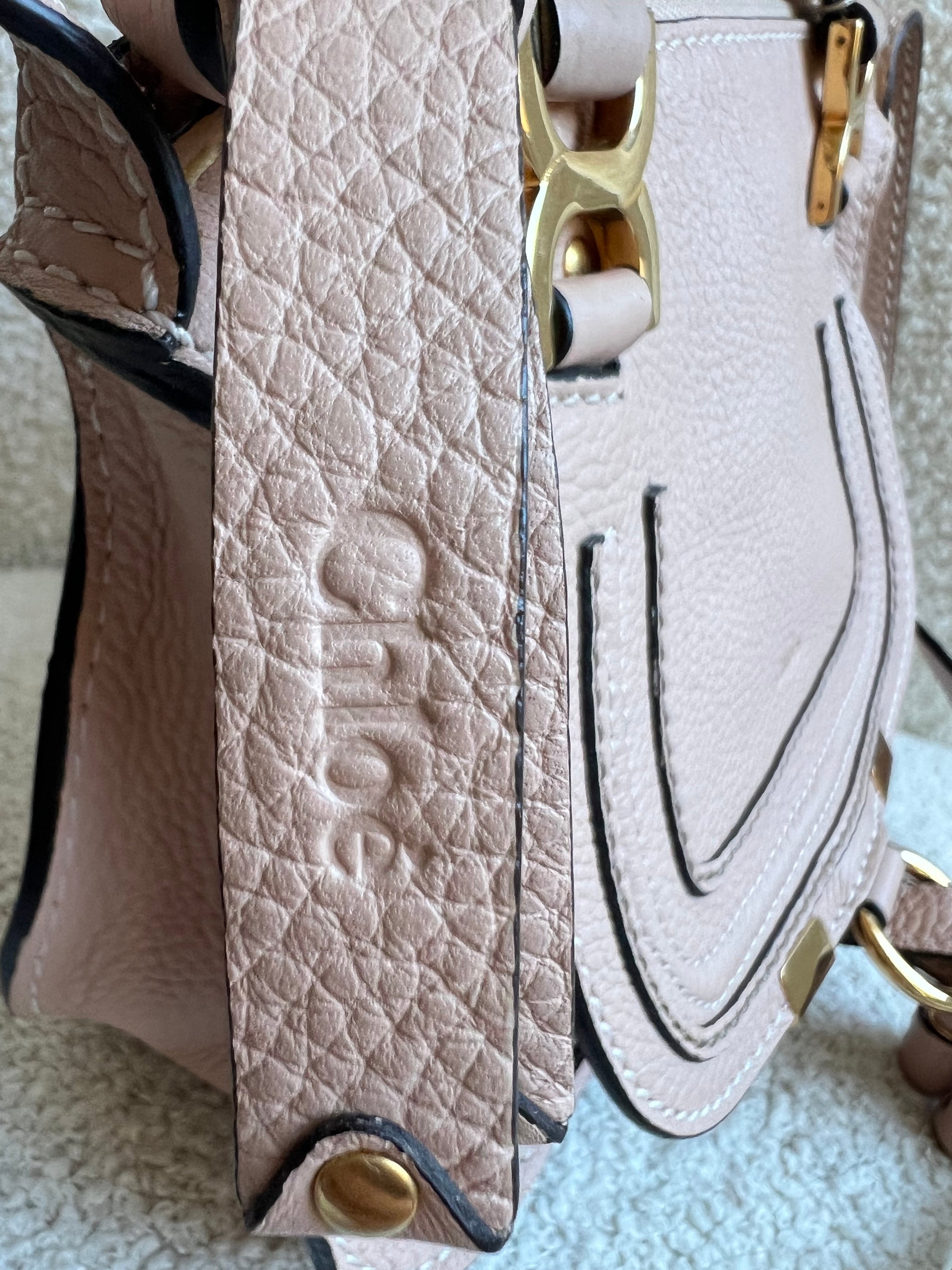 Chloe Softy Pink Mini Marcie Handbag (RRP £1050) – Addicted to