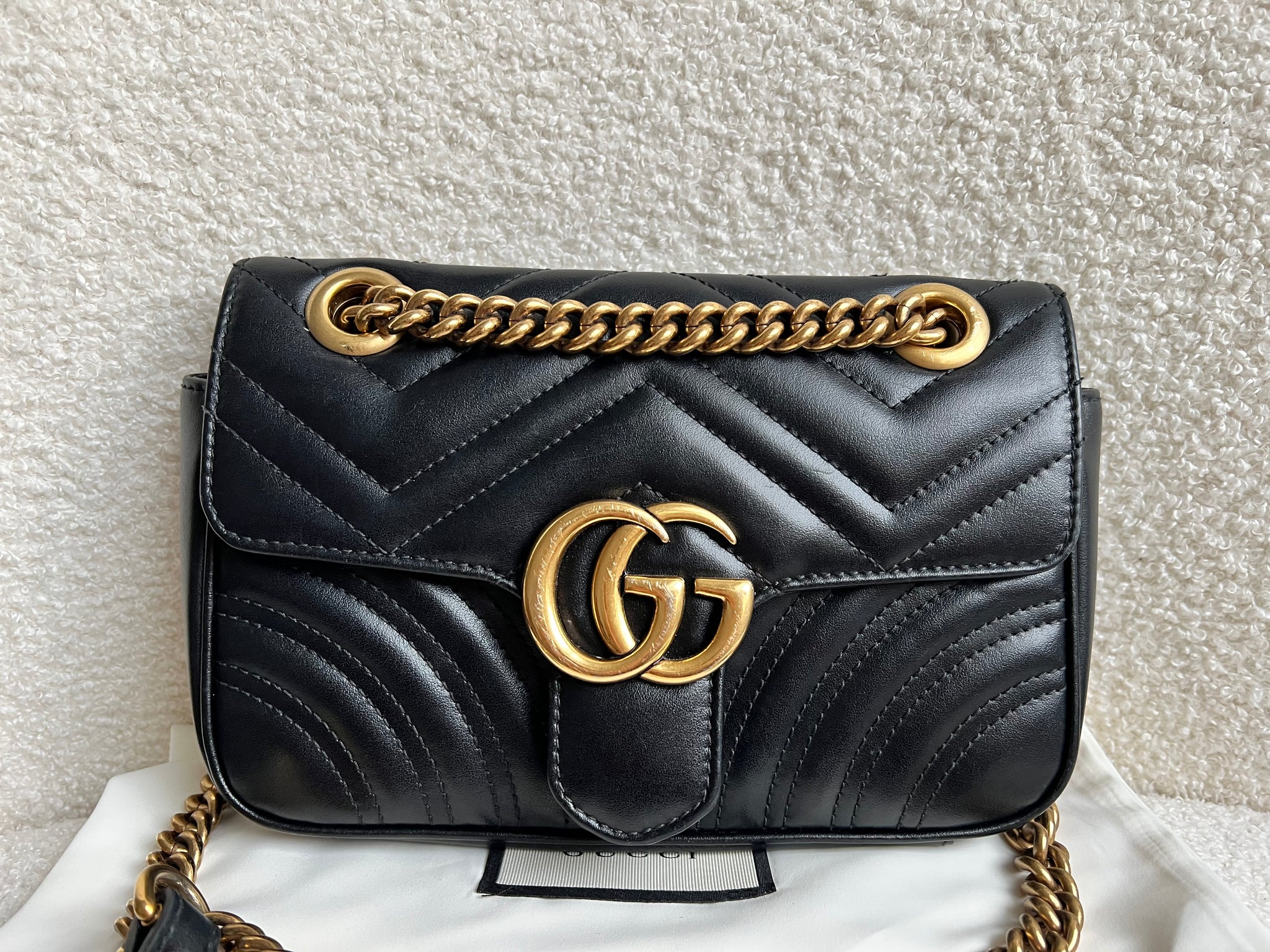 gucci black small handbag