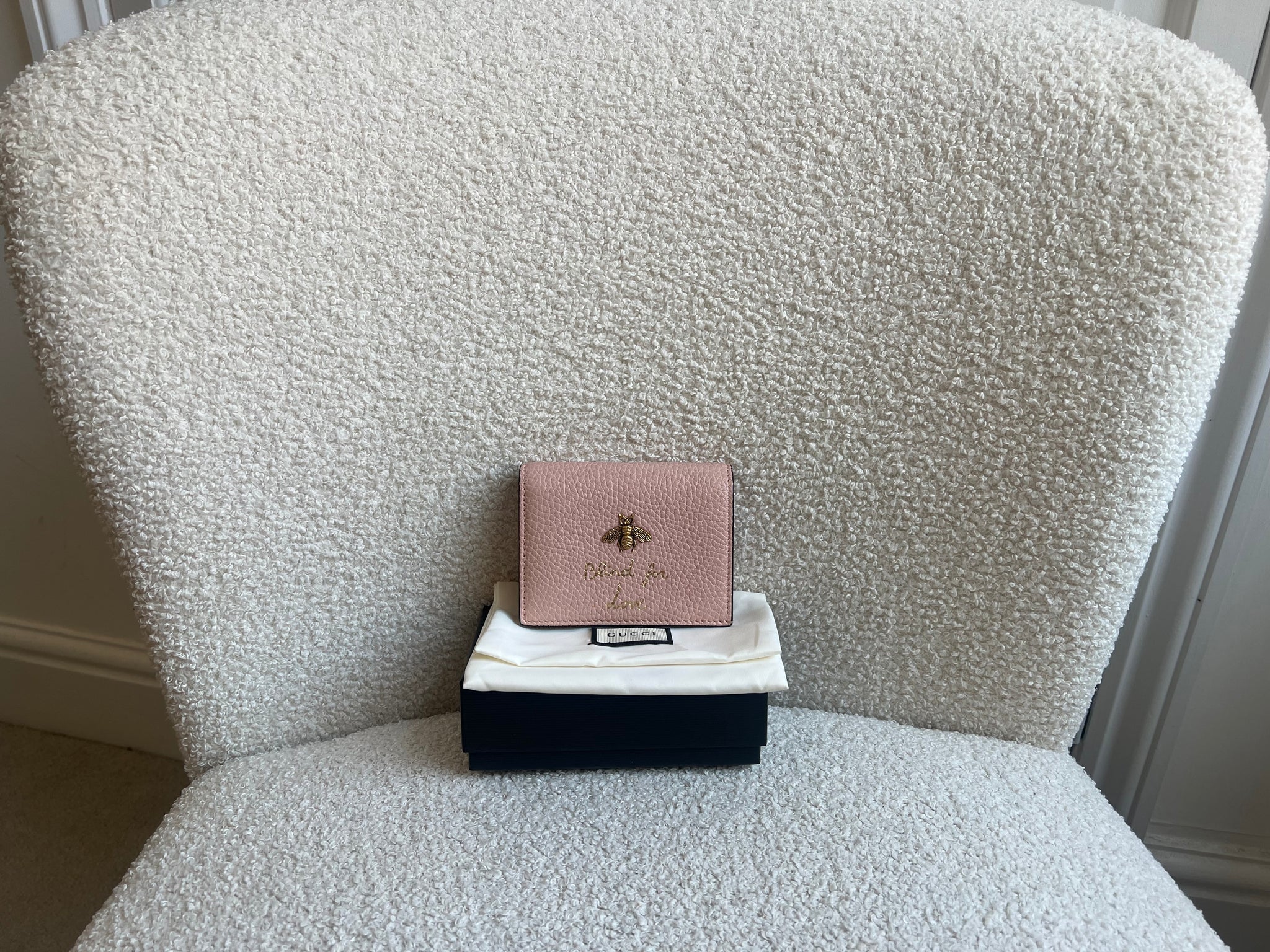 Gucci Animalier Bee 'Blind for Love' Card Case – Addicted to Handbags