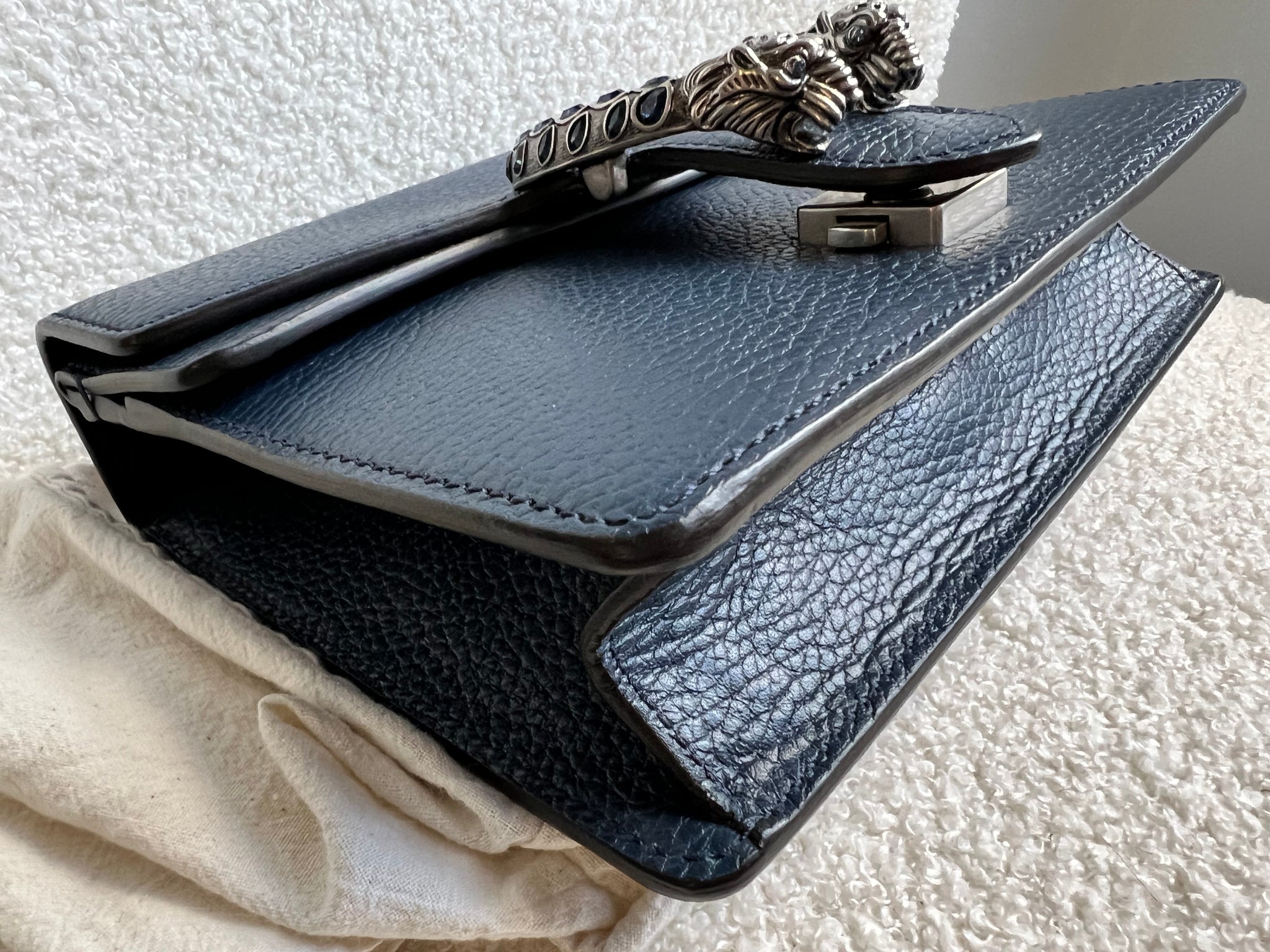 Gucci Dionysus Navy Blue Mini Bag (RRP £2050) – Addicted to Handbags