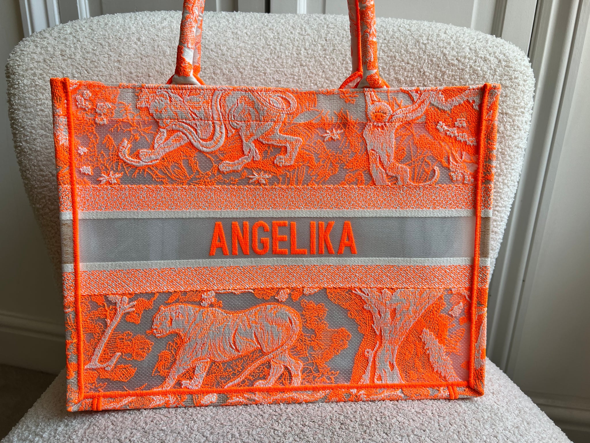 Christian Dior Toule de Jouey Medium Book Tote – Addicted to Handbags