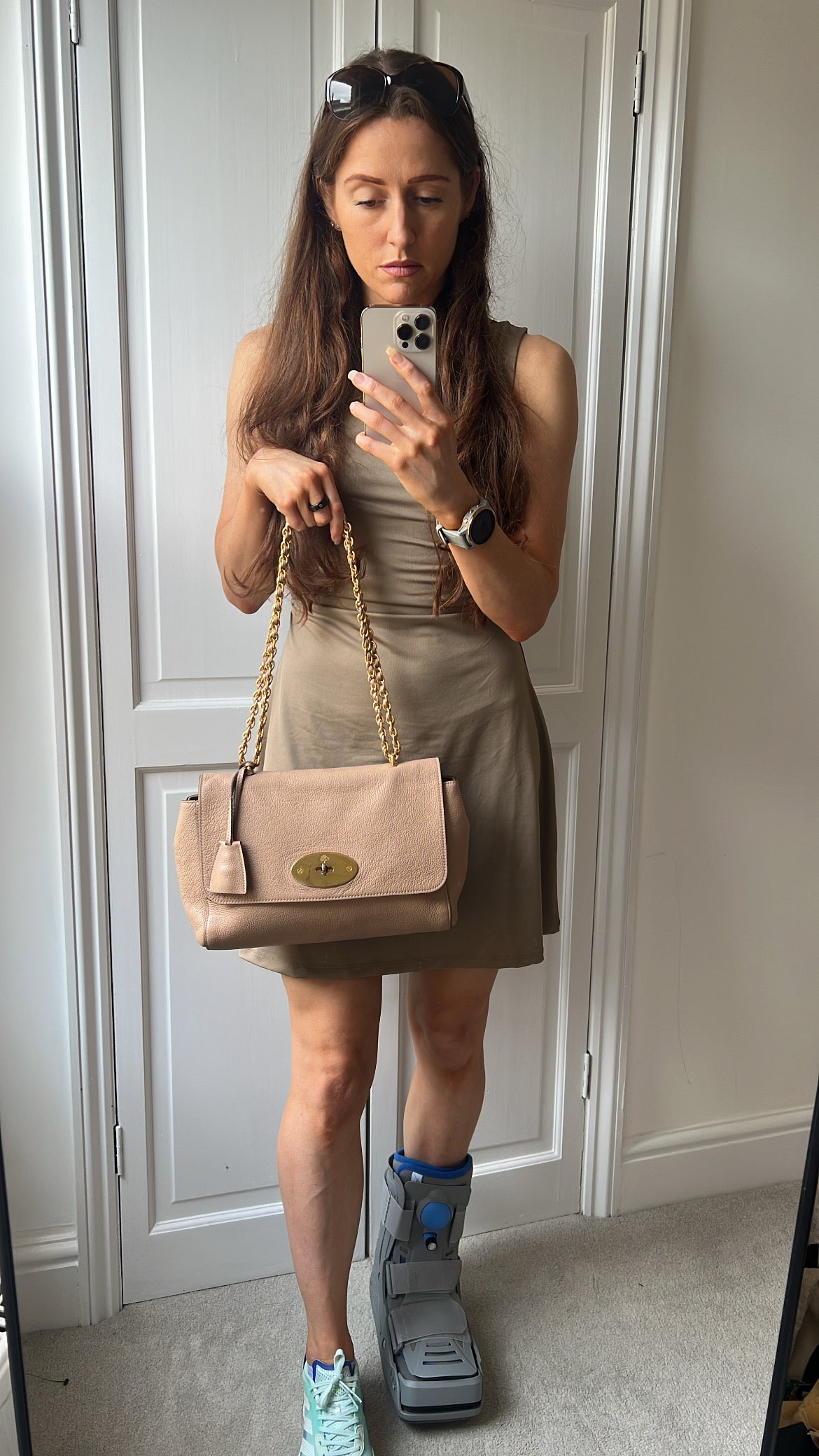 Mulberry Rosewater Medium Lily with Gold Hardware (RRP £995