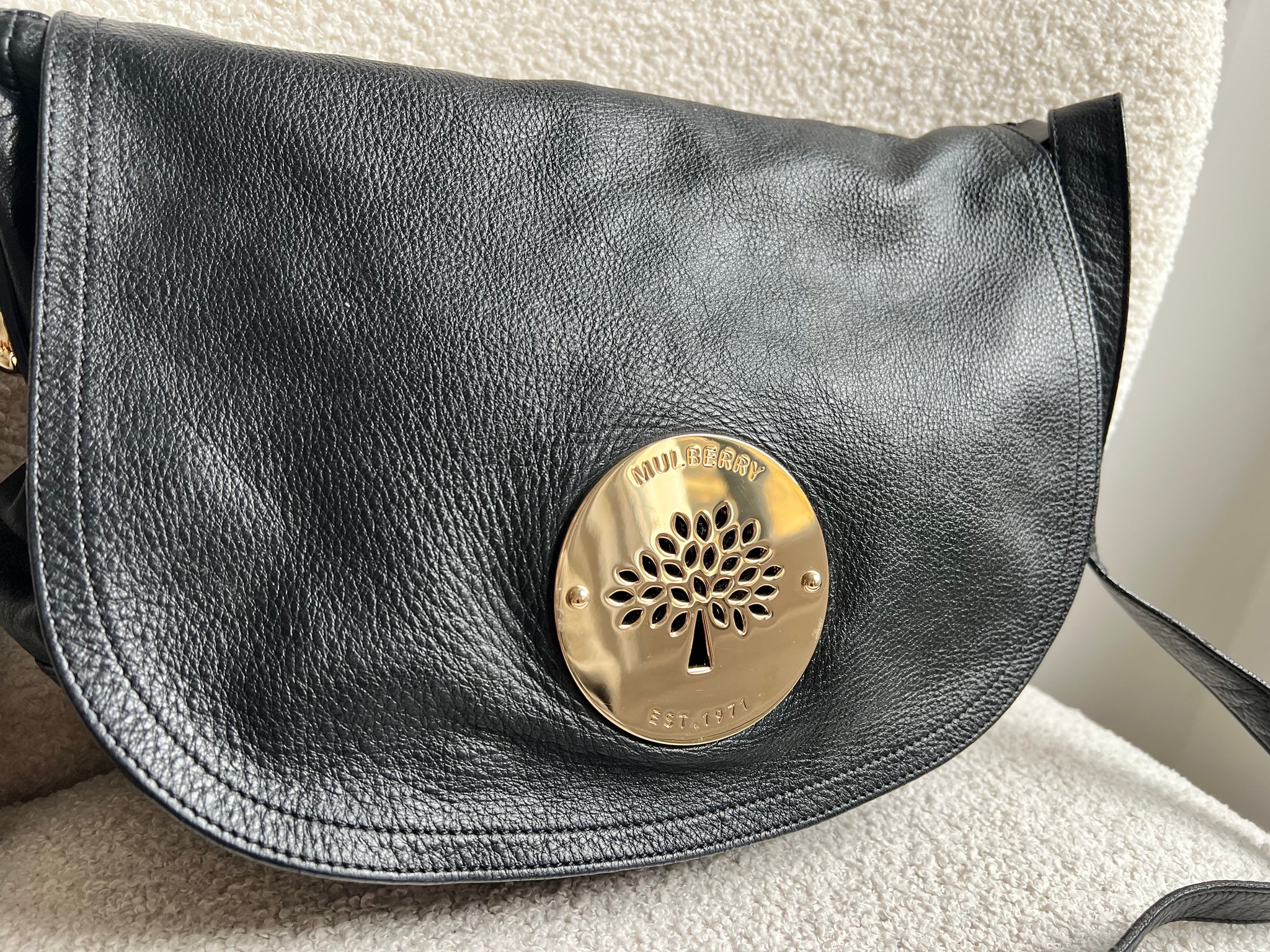 Mulberry Black Daria Satchel (RRP £795) – Addicted to Handbags