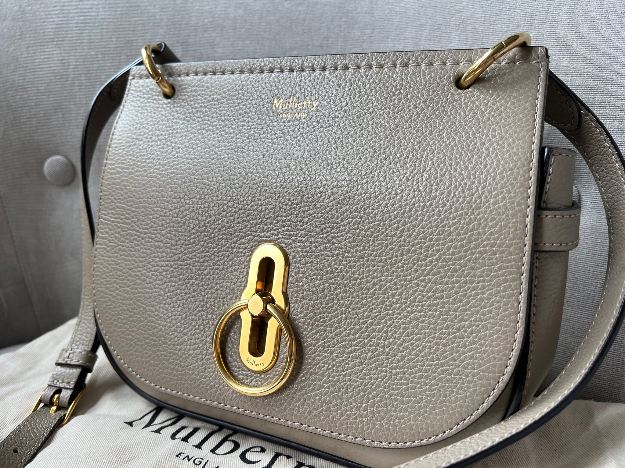 Mulberry amberley grey sale