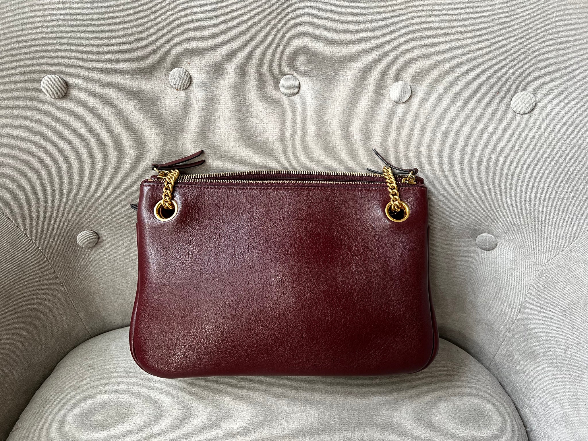 Mulberry Burgundy Winsley RRP 995 Addicted to Handbags