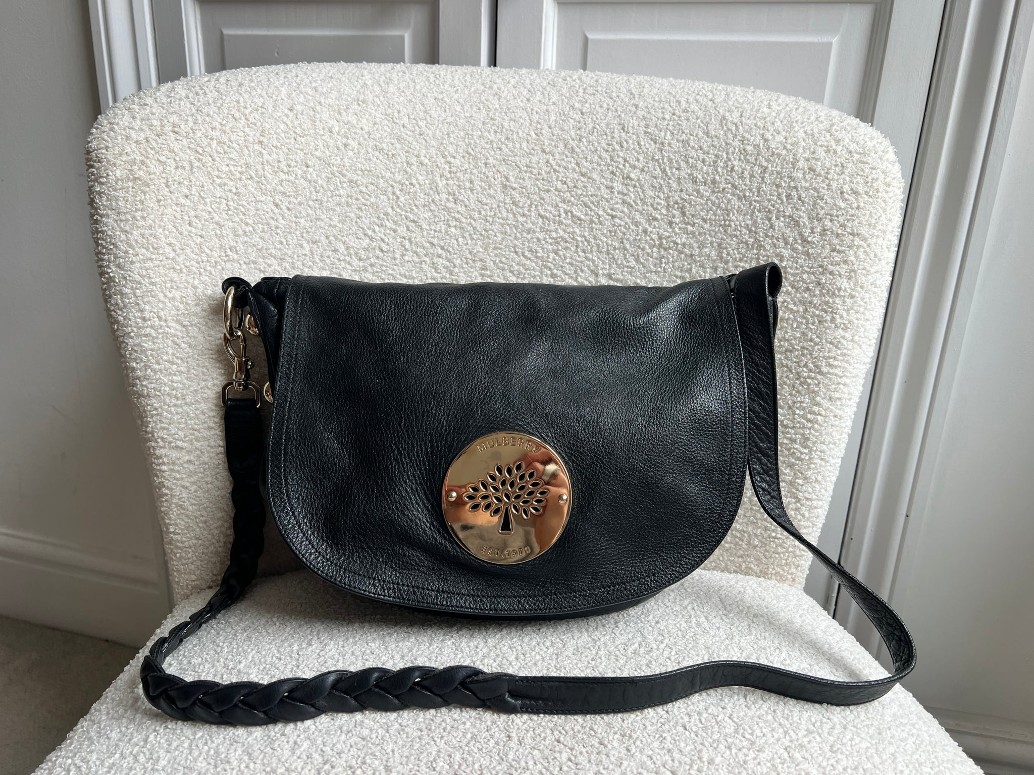 Mulberry Black Daria Satchel (RRP £795) – Addicted to Handbags