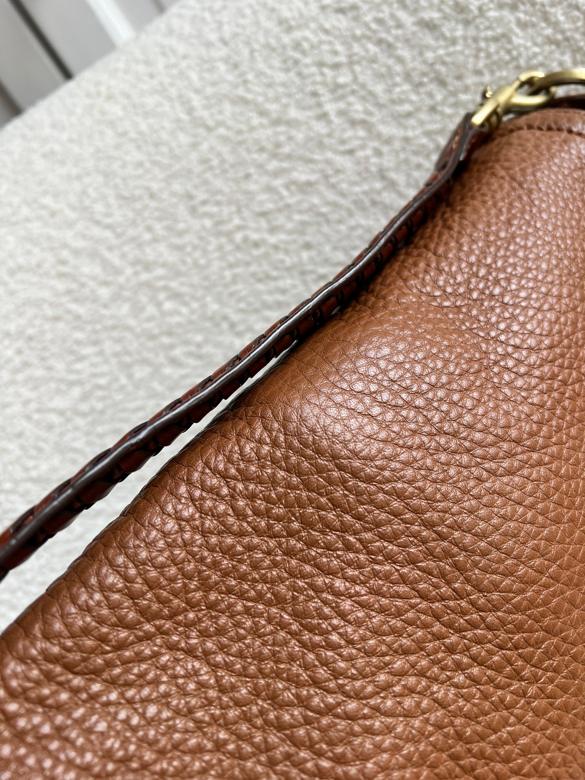 Mulberry Oak Large Effie Satchel – Addicted to Handbags