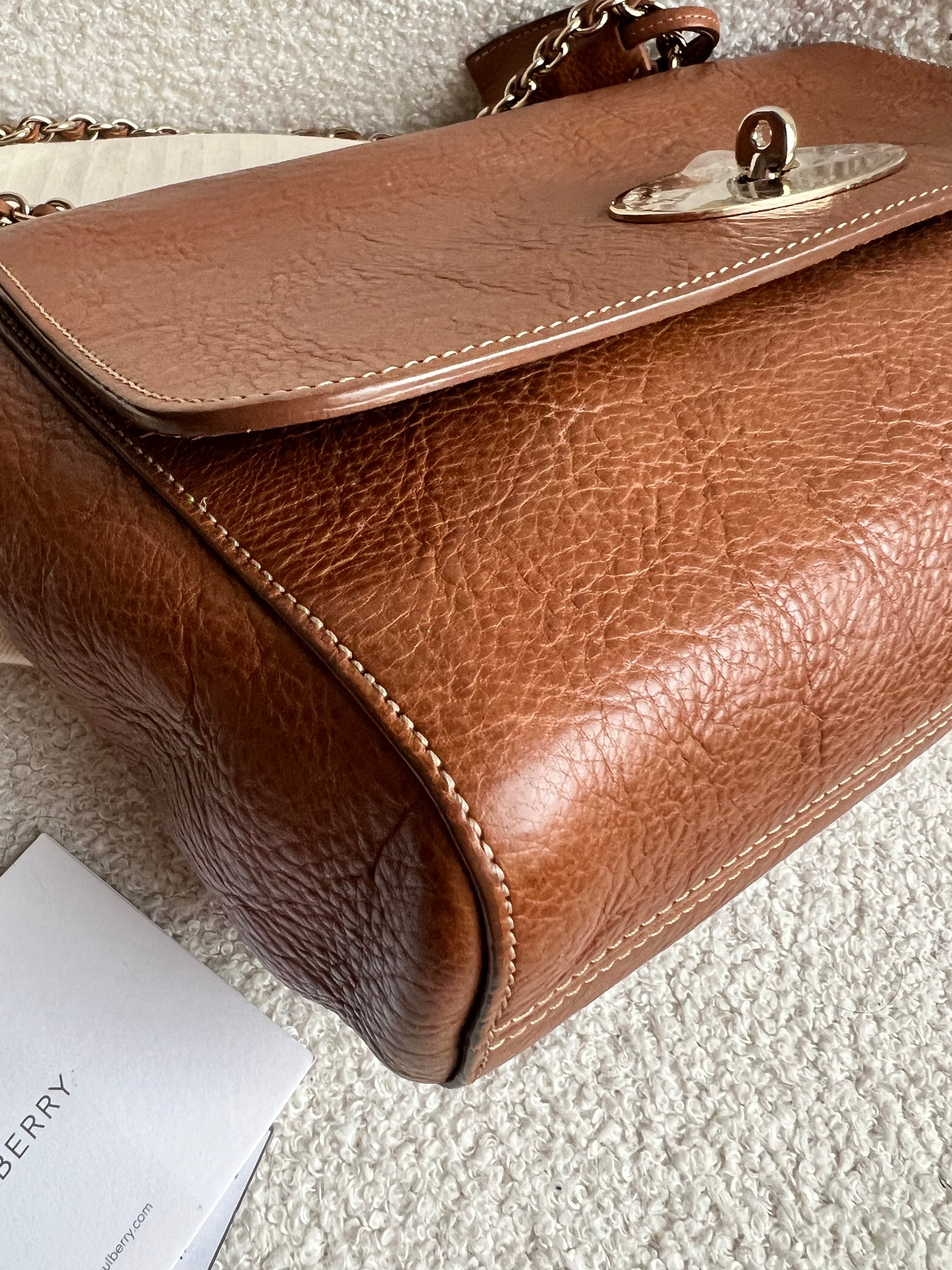 Mulberry Oak Medium Lily with Gold Hardware (RRP £1095