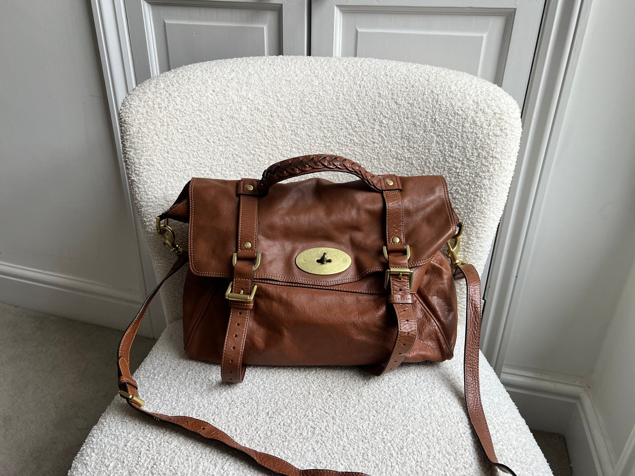 Mulberry Oversized Oak Alexa (RRP £1100) – Addicted to Handbags