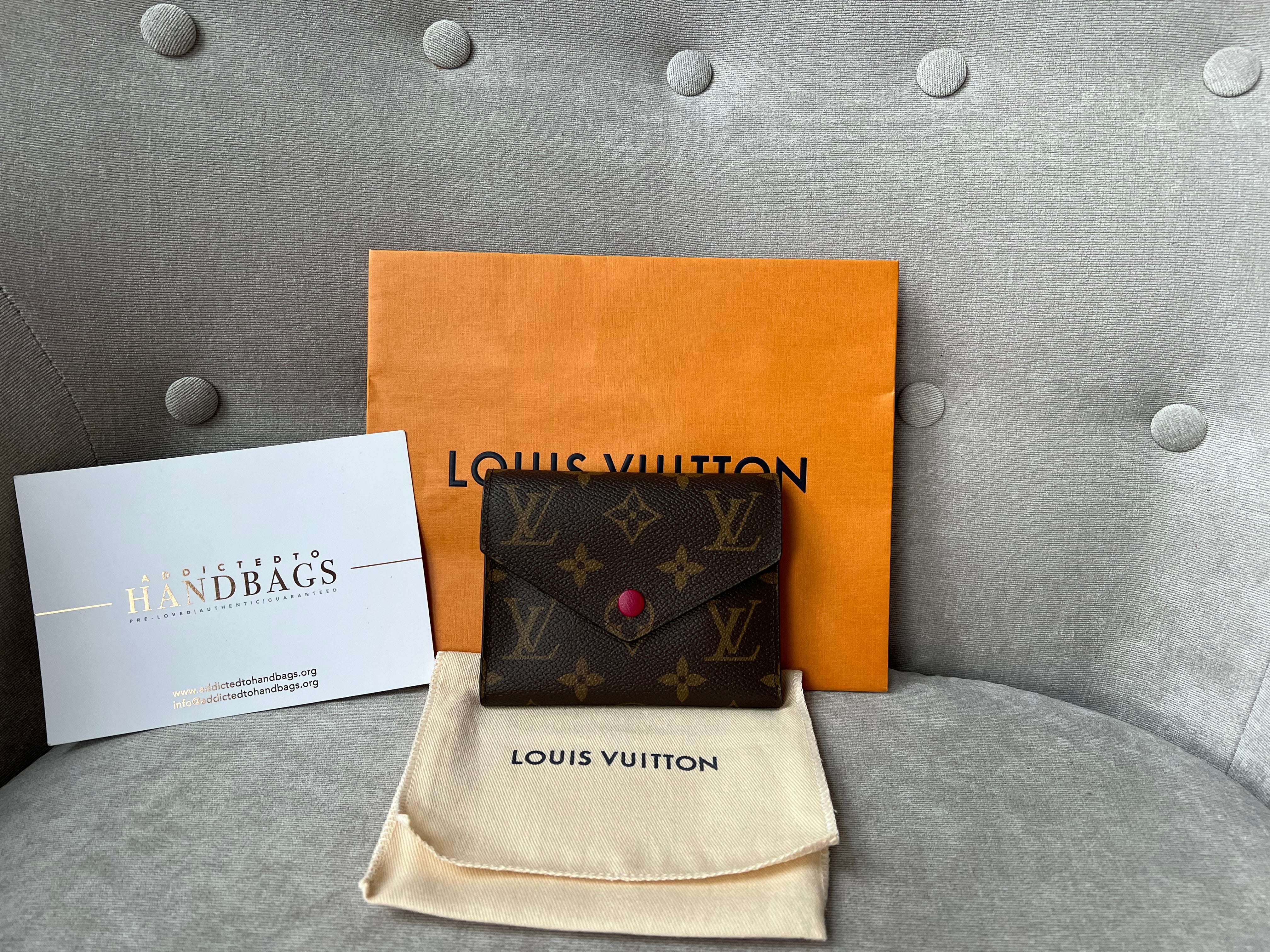 Louis Vuitton Victorine Wallet Damier Ebene Fuchsia (RRP £415) – Addicted  to Handbags