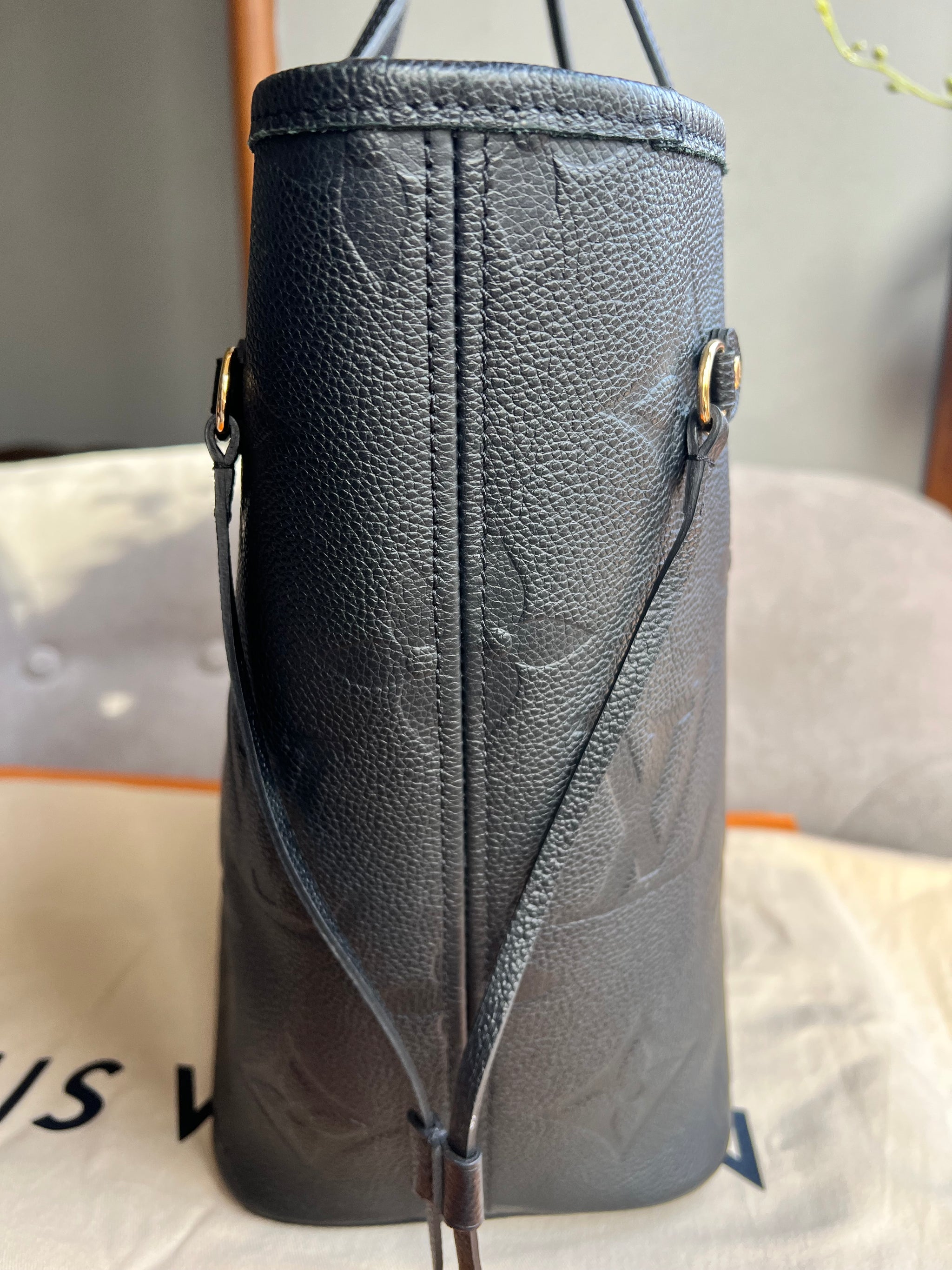 Louis Vuitton Neverfull MM Black Empreinte (RRP £1,940) – Addicted