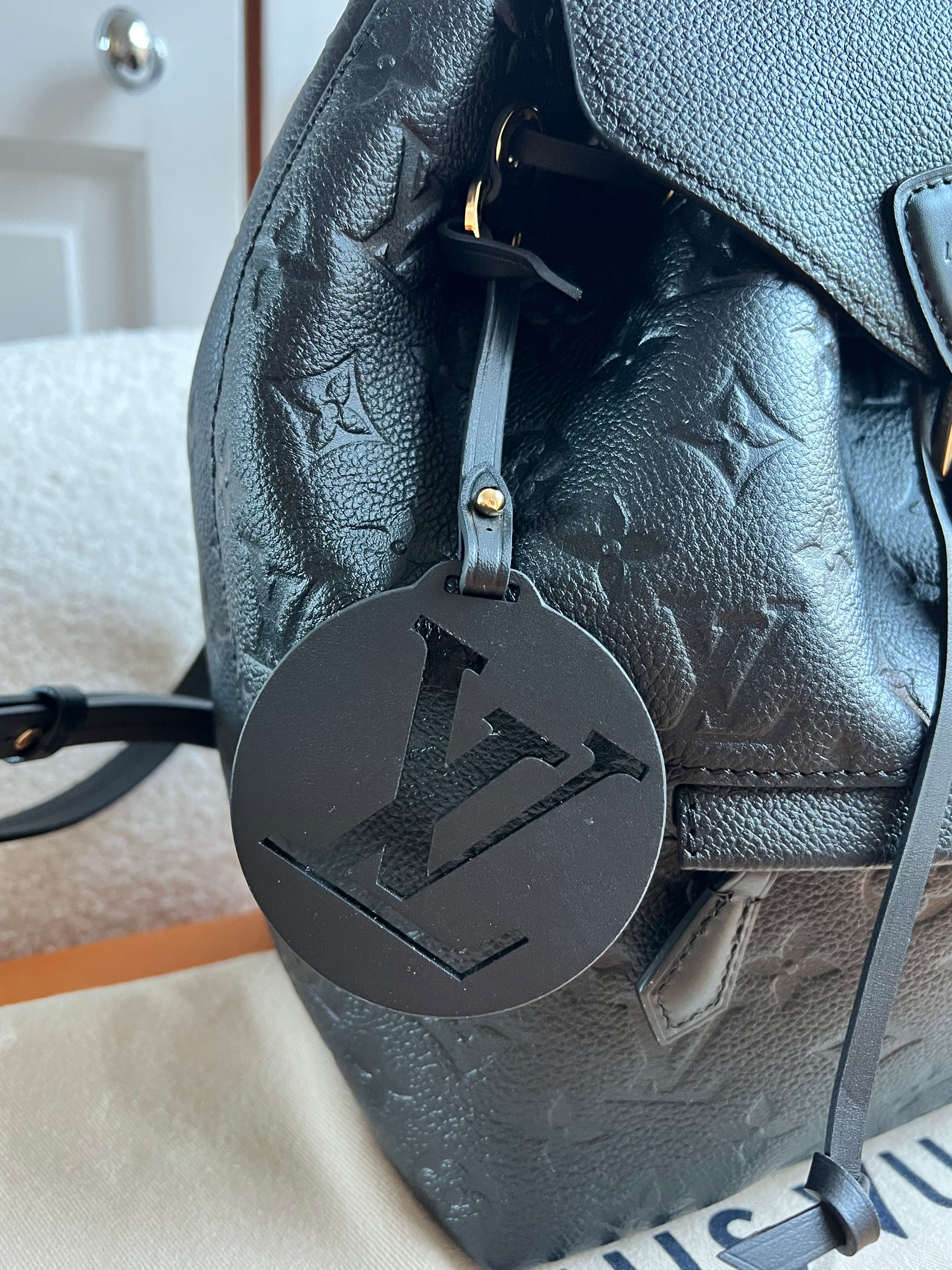 Louis Vuitton Montsouris Backpack Black Empreinte (RRP £2170 