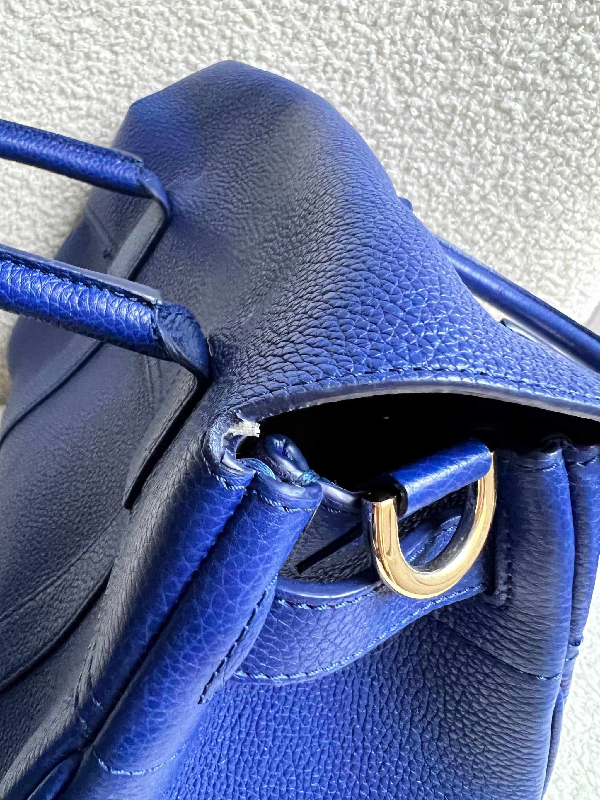 Mulberry Neon Blue Bayswater Satchel (RRP £995) – Addicted to Handbags