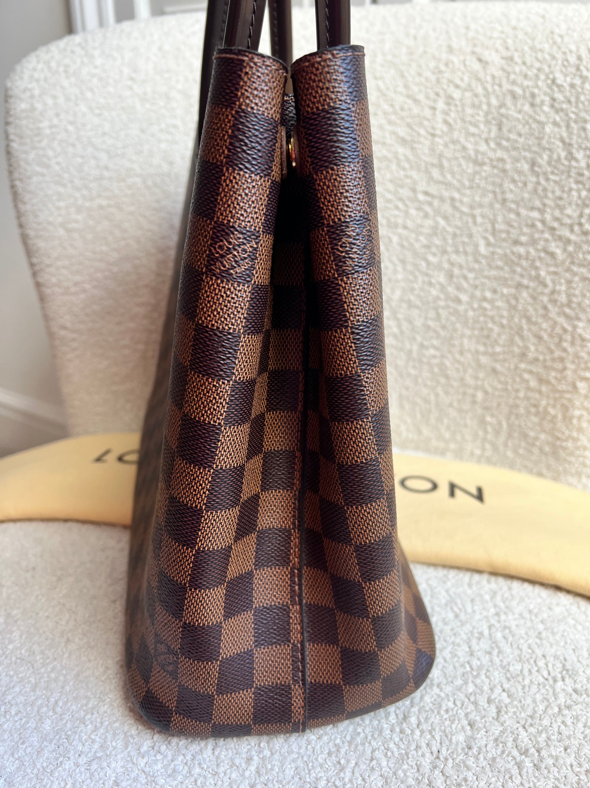 Louis Vuitton Kensington Tote Damier Ebene – Addicted to Handbags