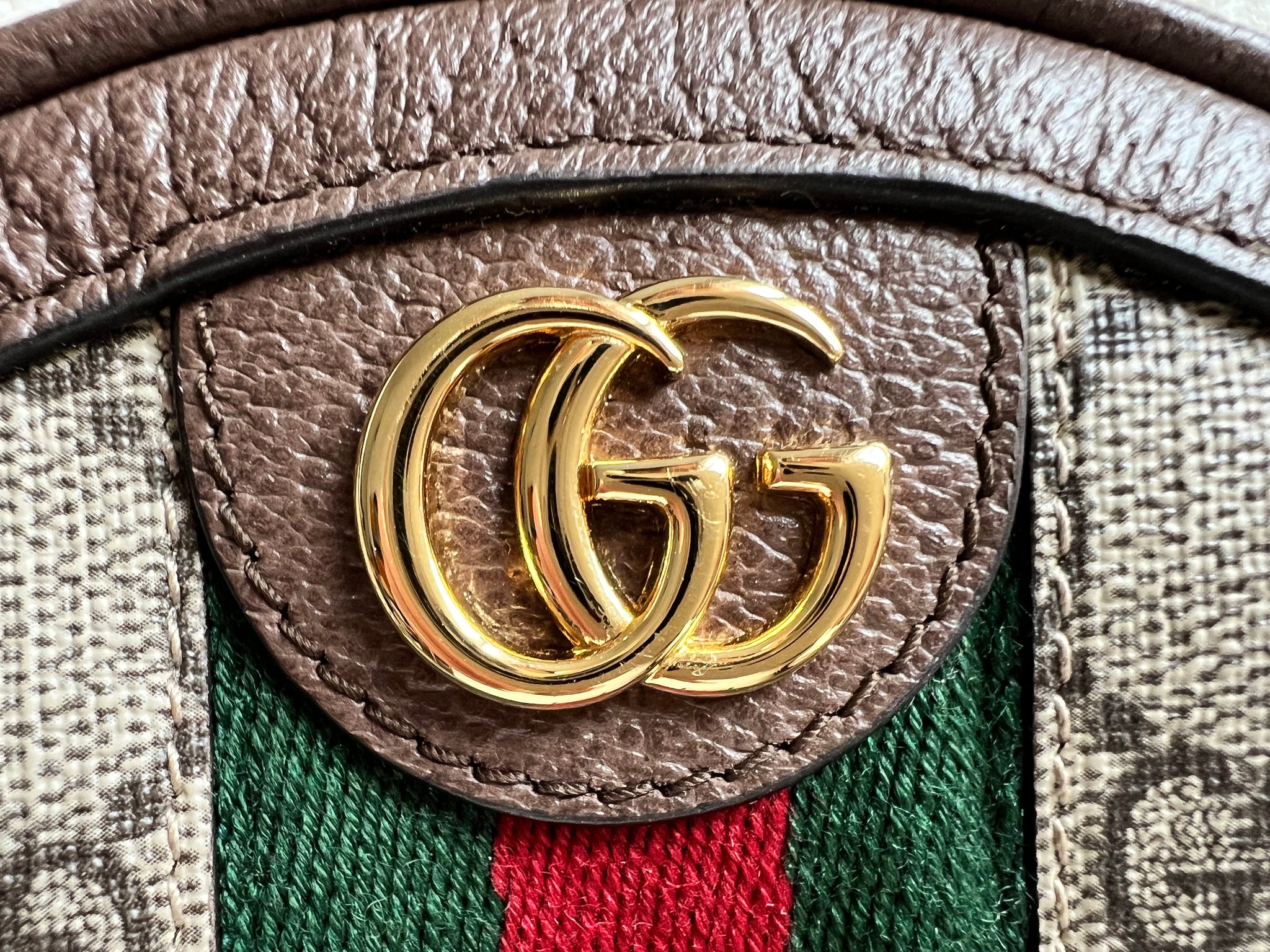 gucci mini backpack ioffer Gucci GG Ophidia Supreme Mini GG Round Backpack – Addicted to Handbags