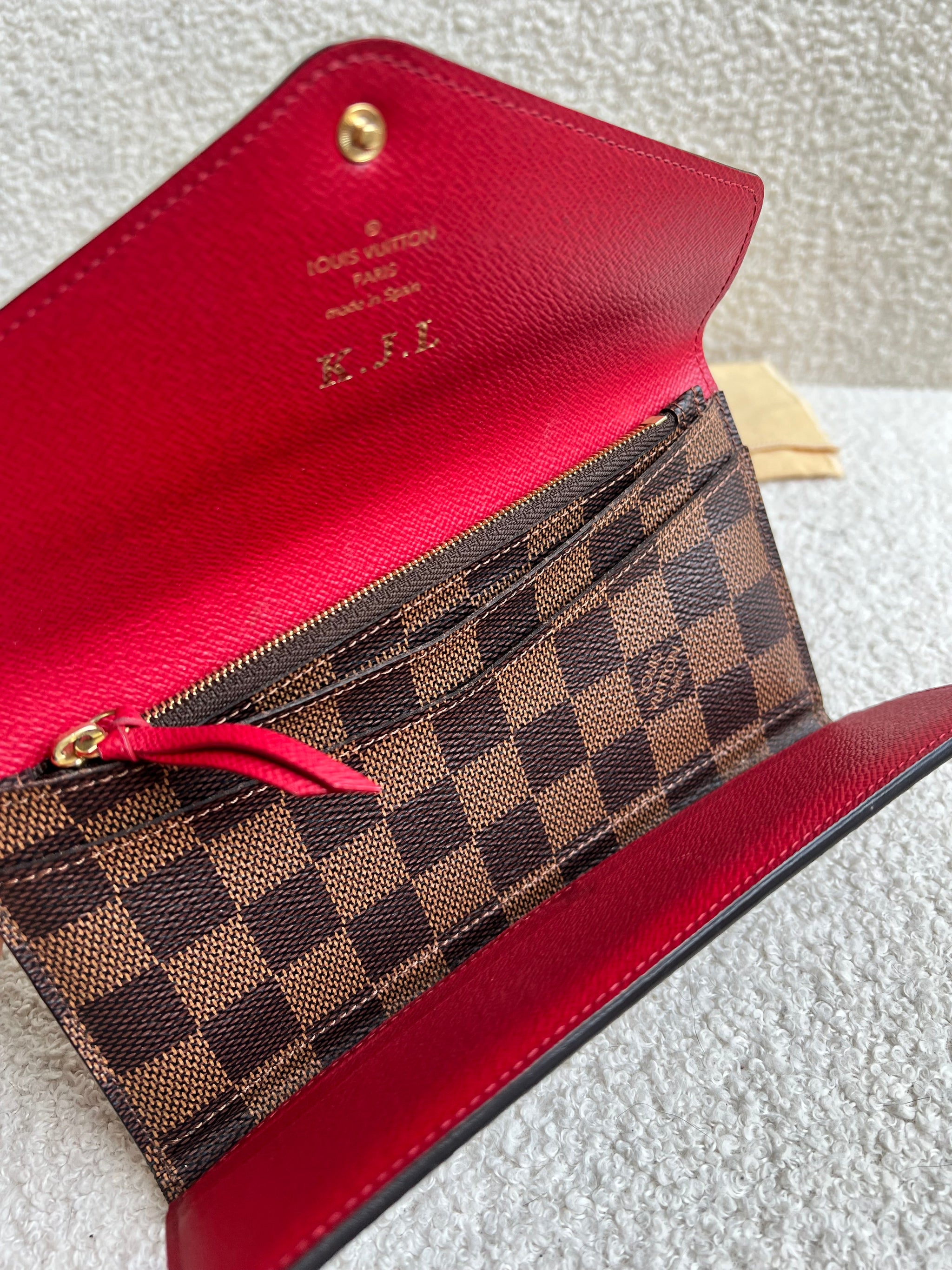 Louis Vuitton Josephine Wallet in Damier Ebene (RRP £370