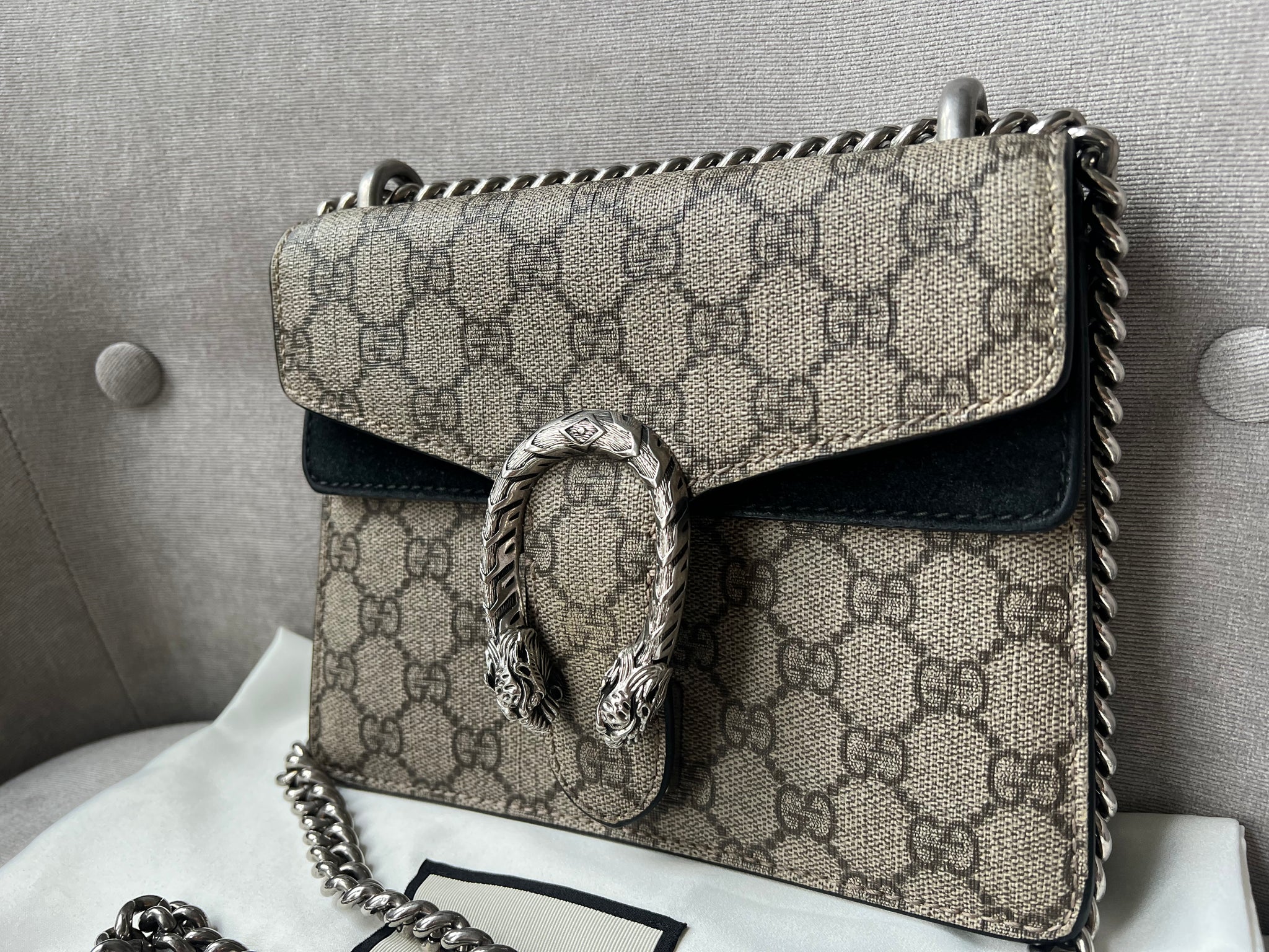 Gucci Dionysus GG Supreme Mini Shoulder Bag (RRP £1,700