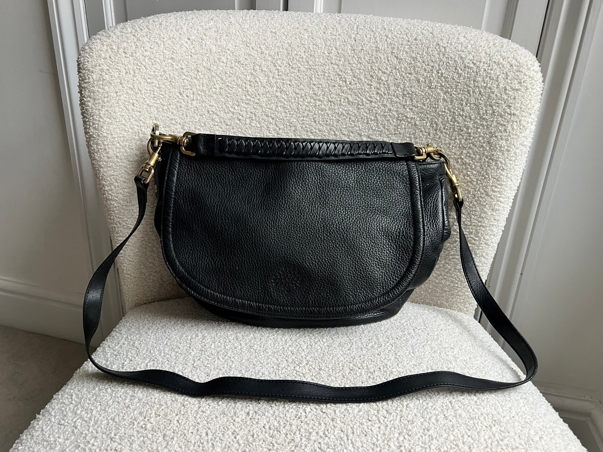 Mulberry Black Large Effie Satchel – Addicted to Handbags
