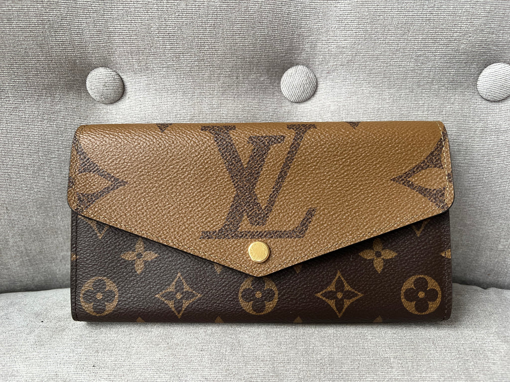 Louis Vuitton Sarah Wallet Dove/Cream Monogram Empreinte