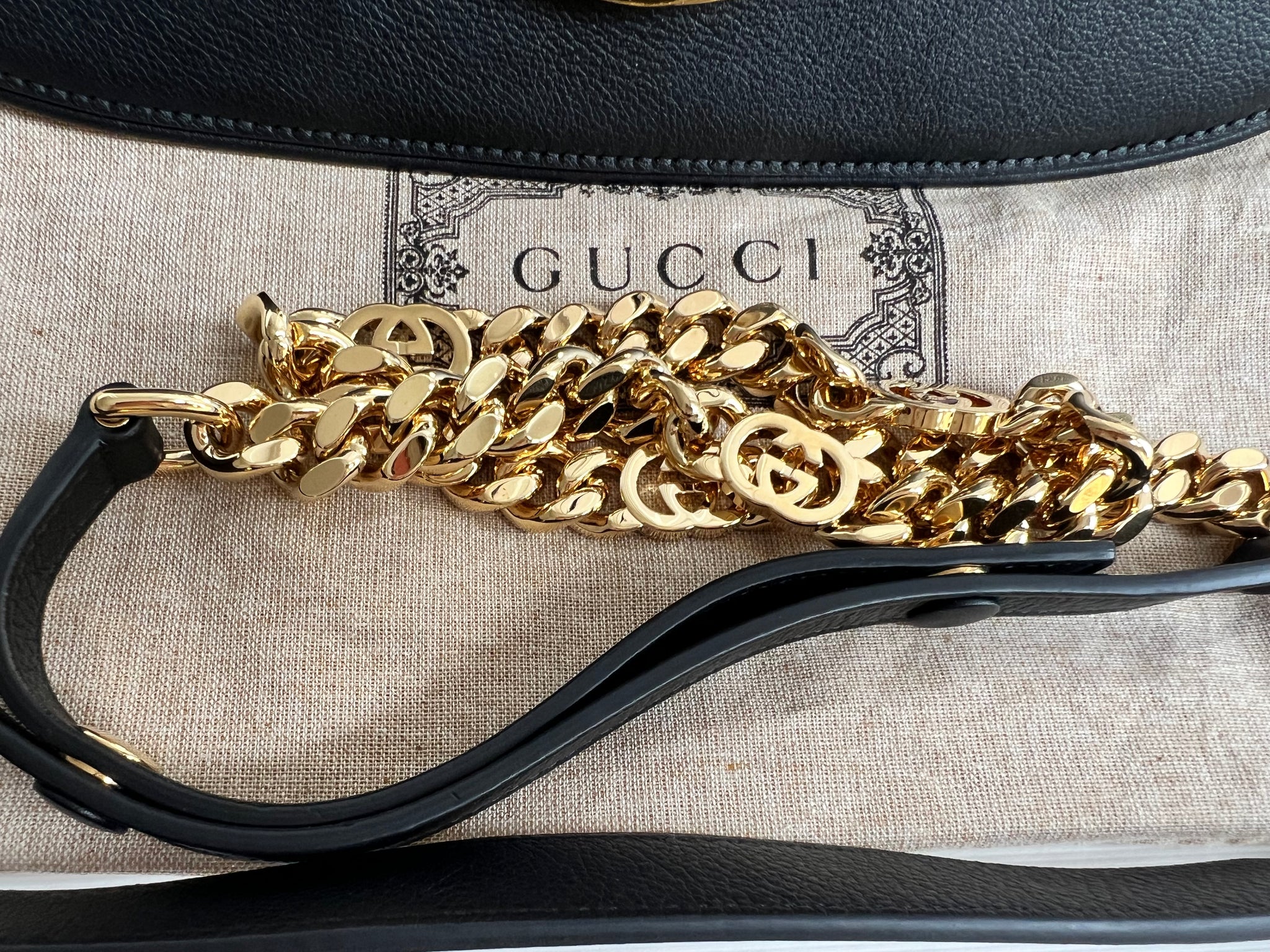 Gucci Black Blondie Shoulder Bag (RRP £2340) – Addicted to Handbags