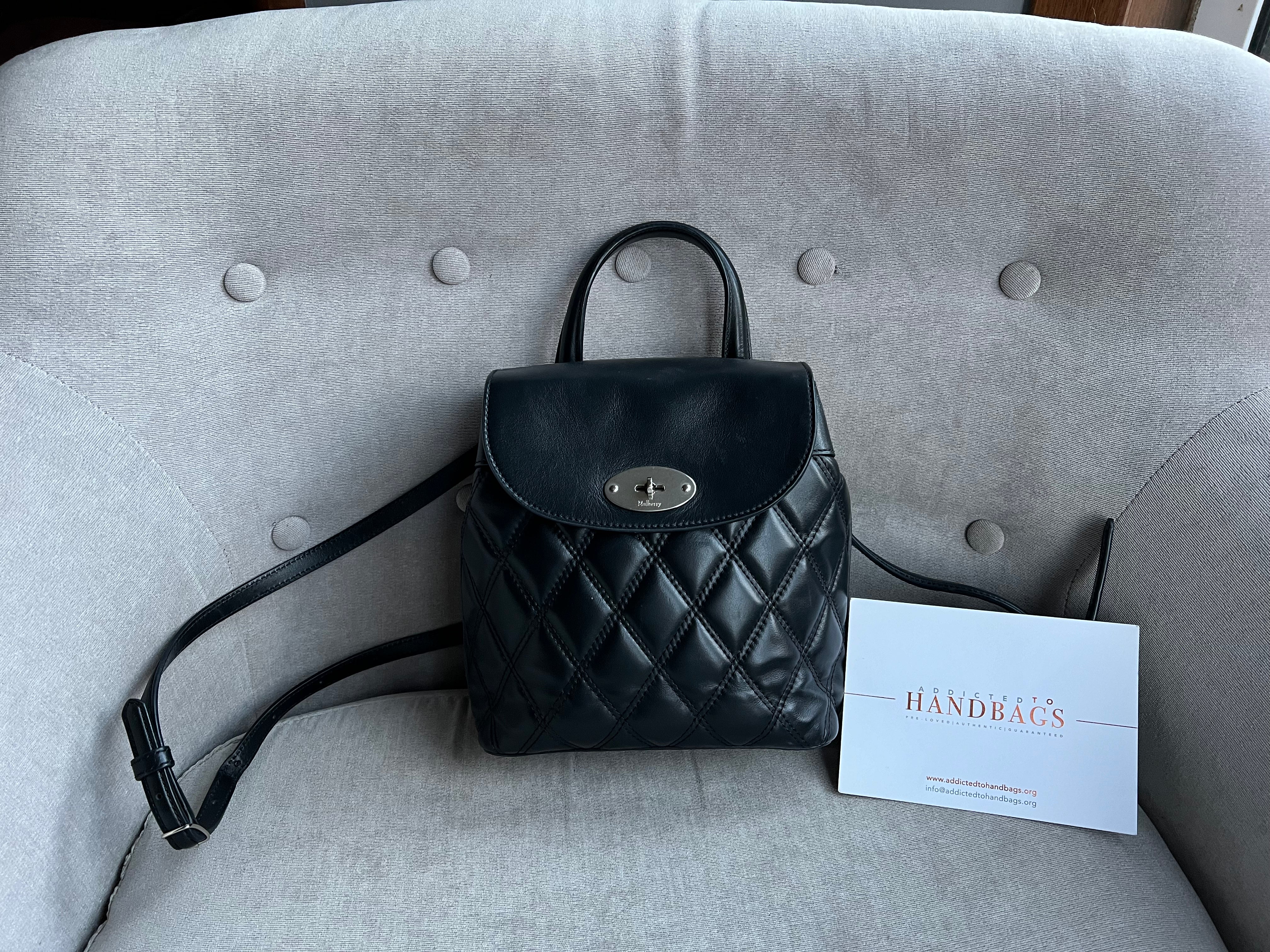 Mulberry mini bayswater backpack black outlet