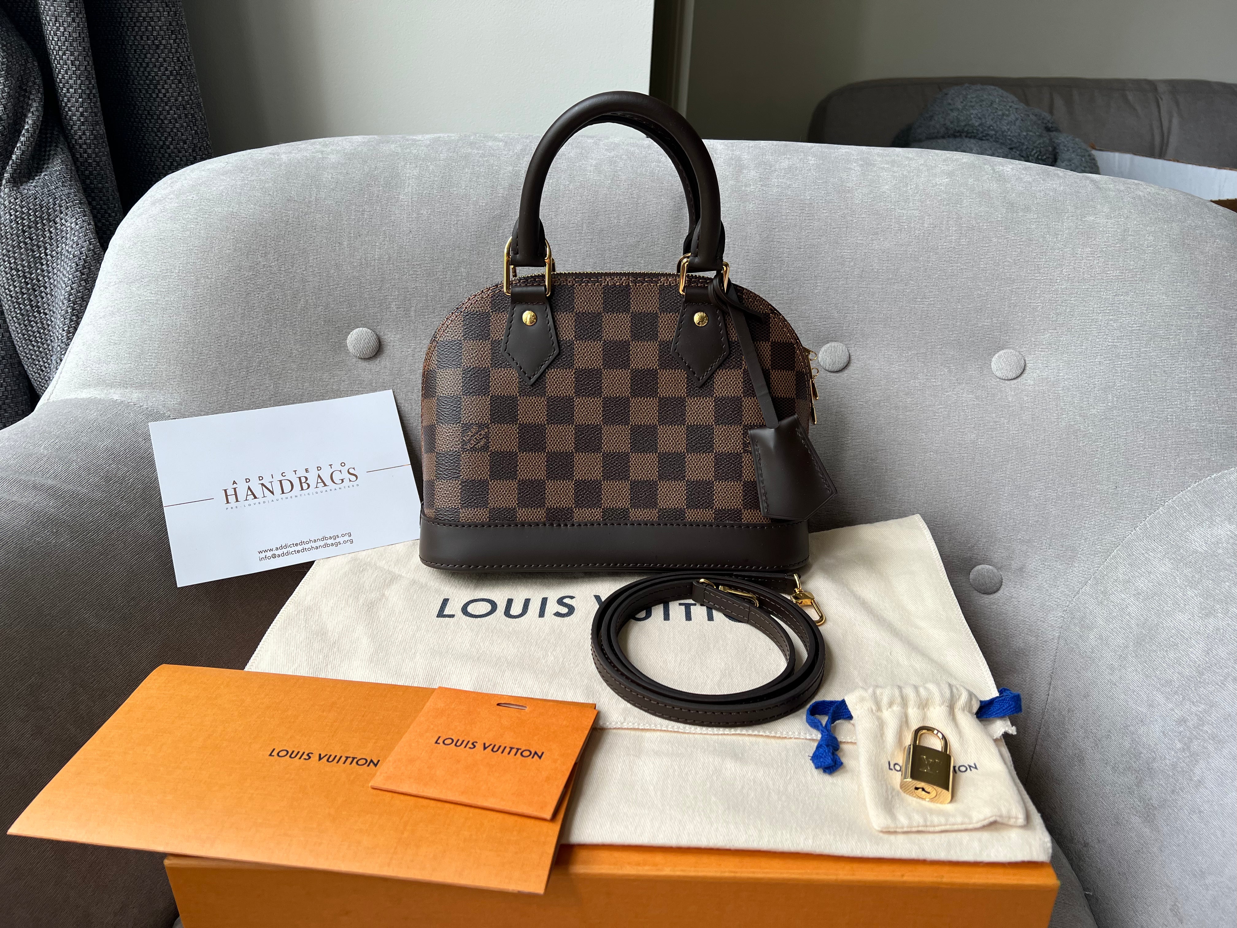 Louis Vuitton Alma BB Damier Ebene (RRP £1,380) – Addicted to Handbags