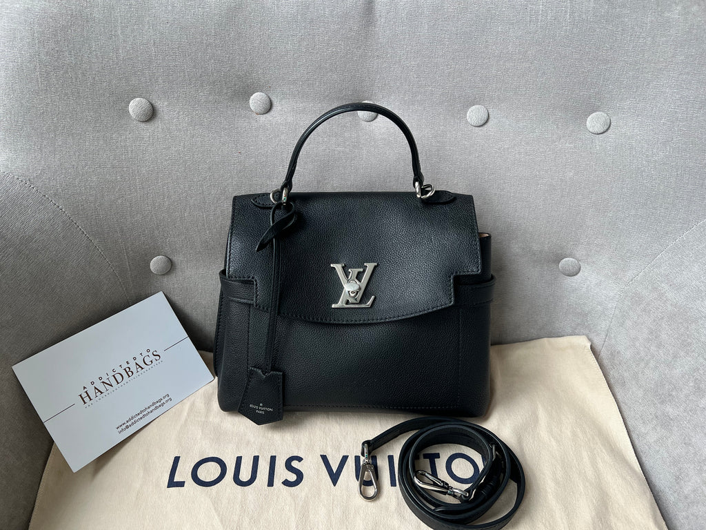 Louis Vuitton Mylockme Python BB Black/Creme Beige in Python with  Silver-tone - US