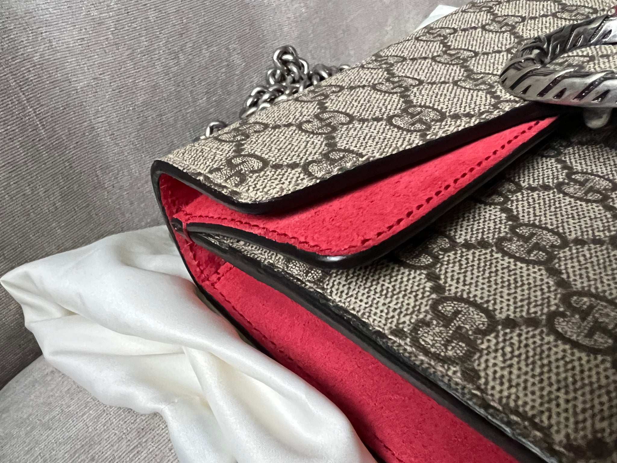 Gucci Dionysus GG Supreme Mini Shoulder Bag RRP 1 700 Addicted to Handbags