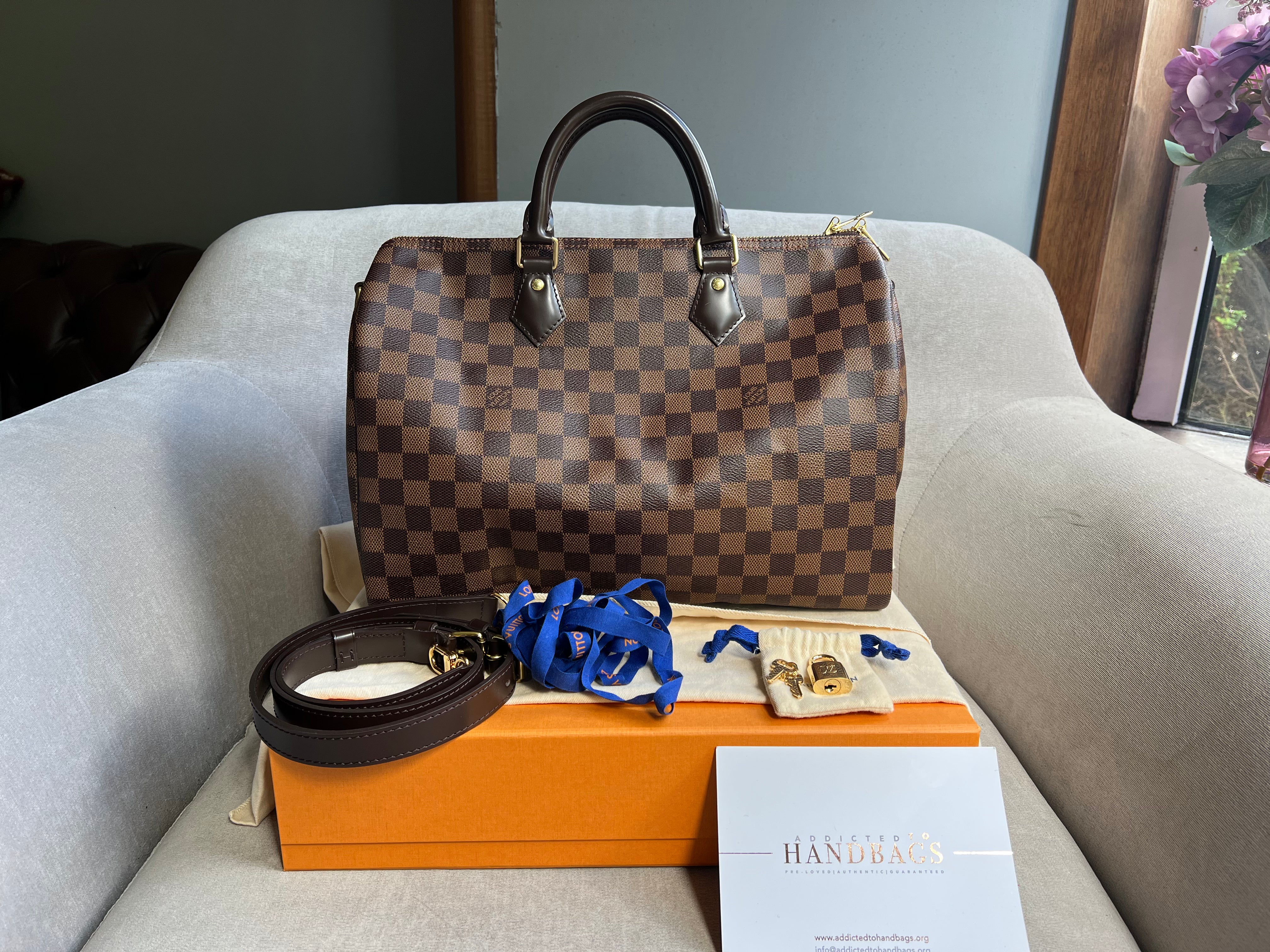 Louis Vuitton Speedy Bandouliere Damier Ebene 35 (RRP £1510) – Addicted to  Handbags