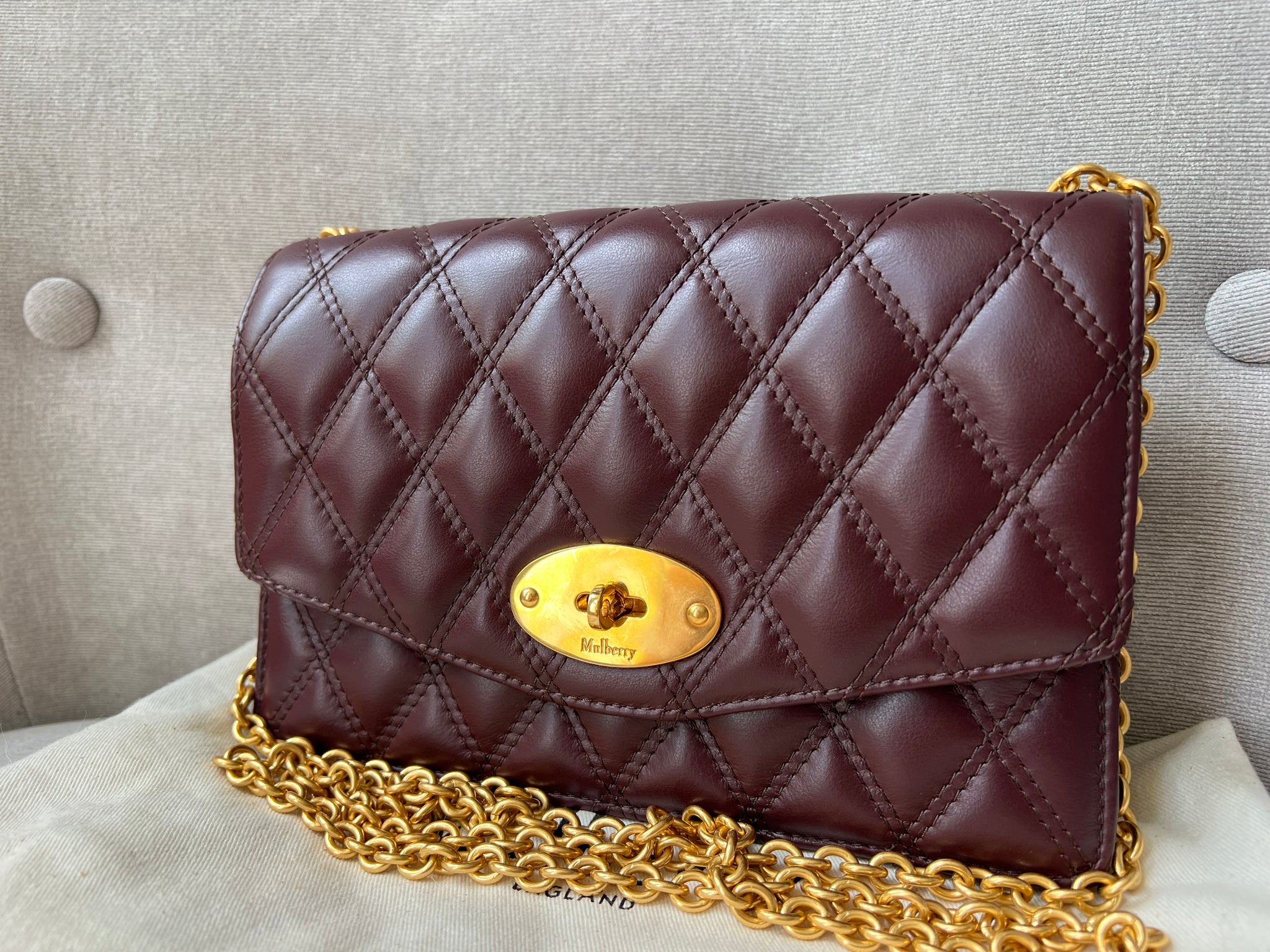 Darley quilted mulberry hotsell