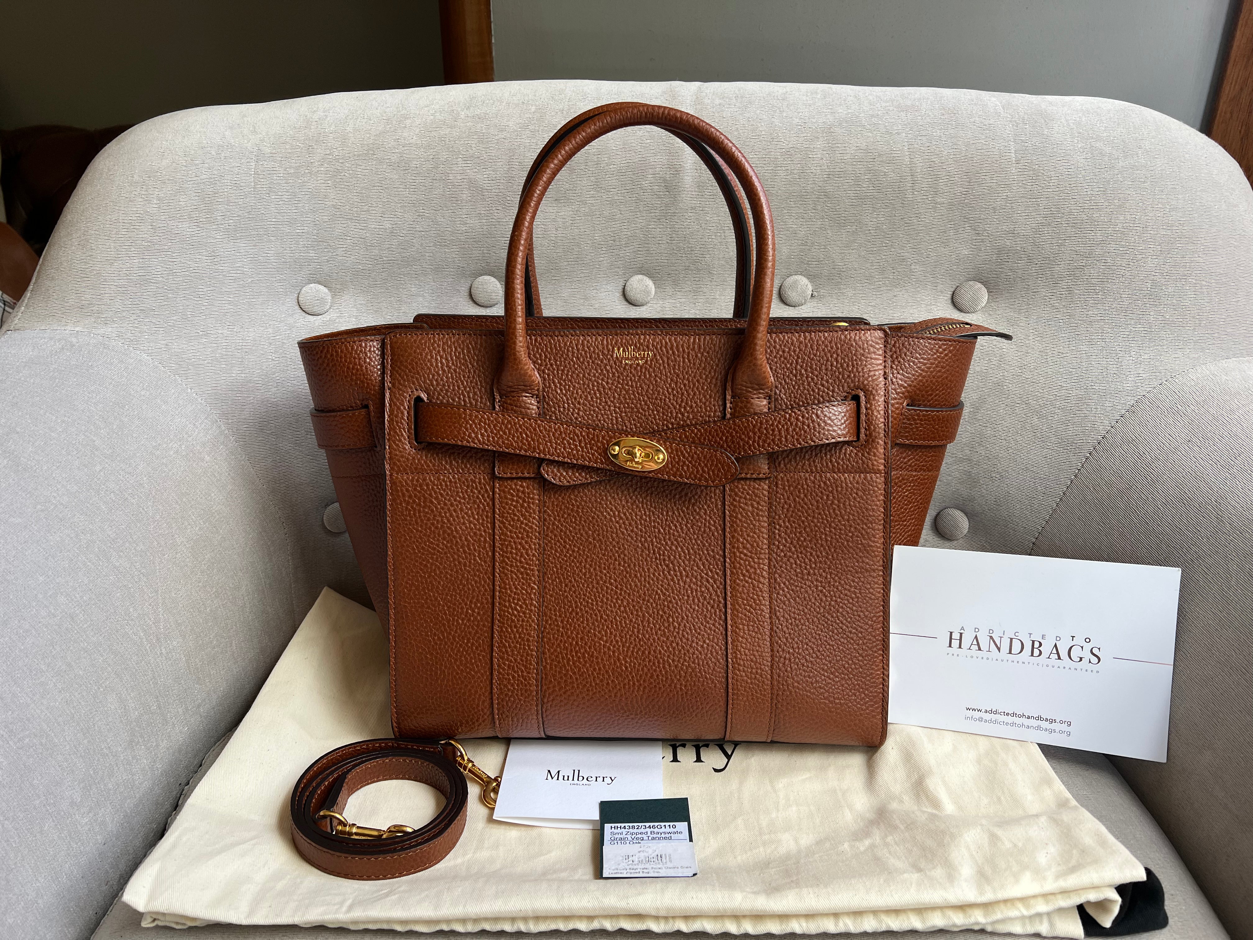 Mulberry Mini Bayswater Oak Natural Vegetable Tanned