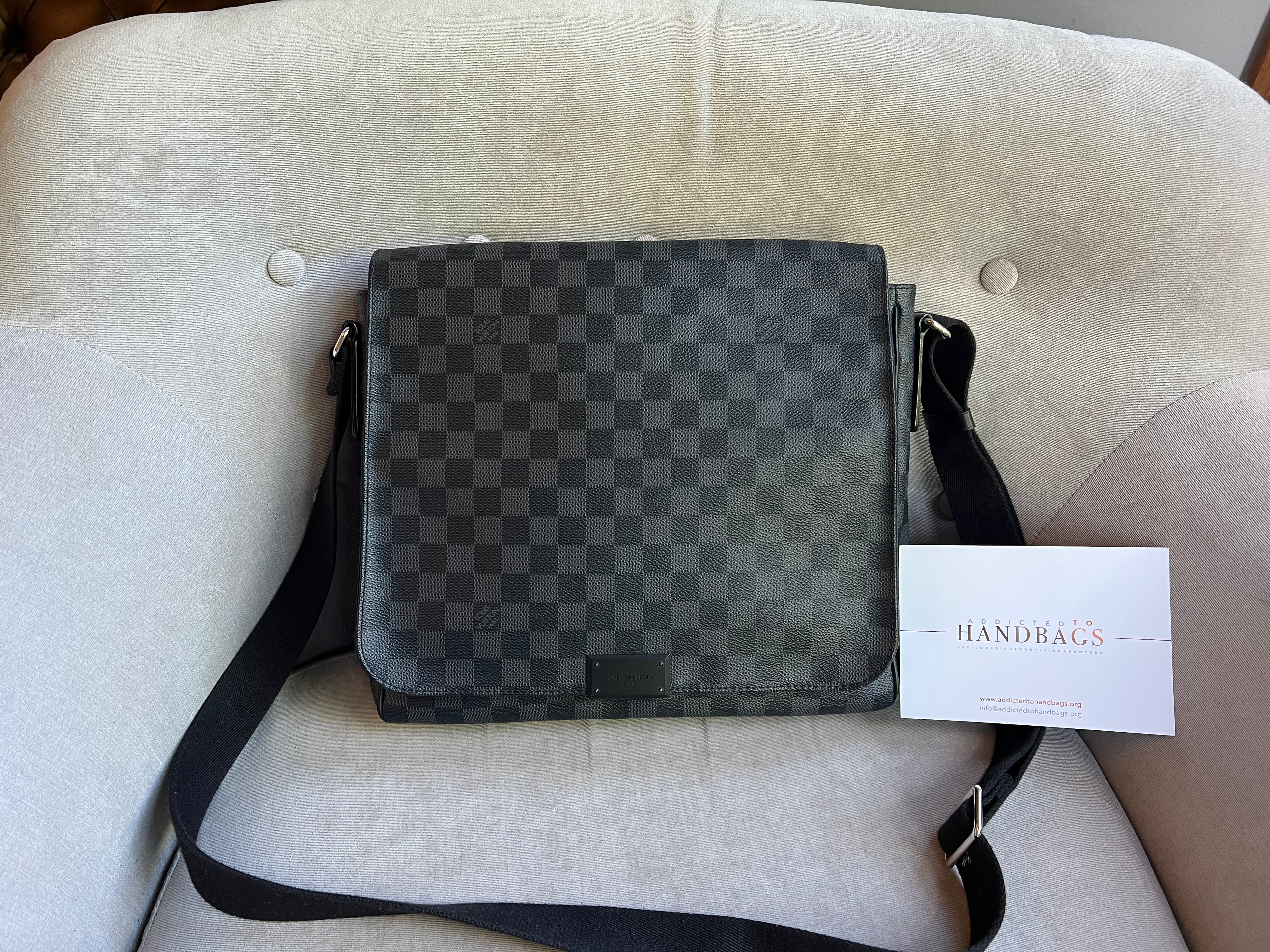 Louis Vuitton PM District Messenger Bag Damier Graphite – Addicted to  Handbags