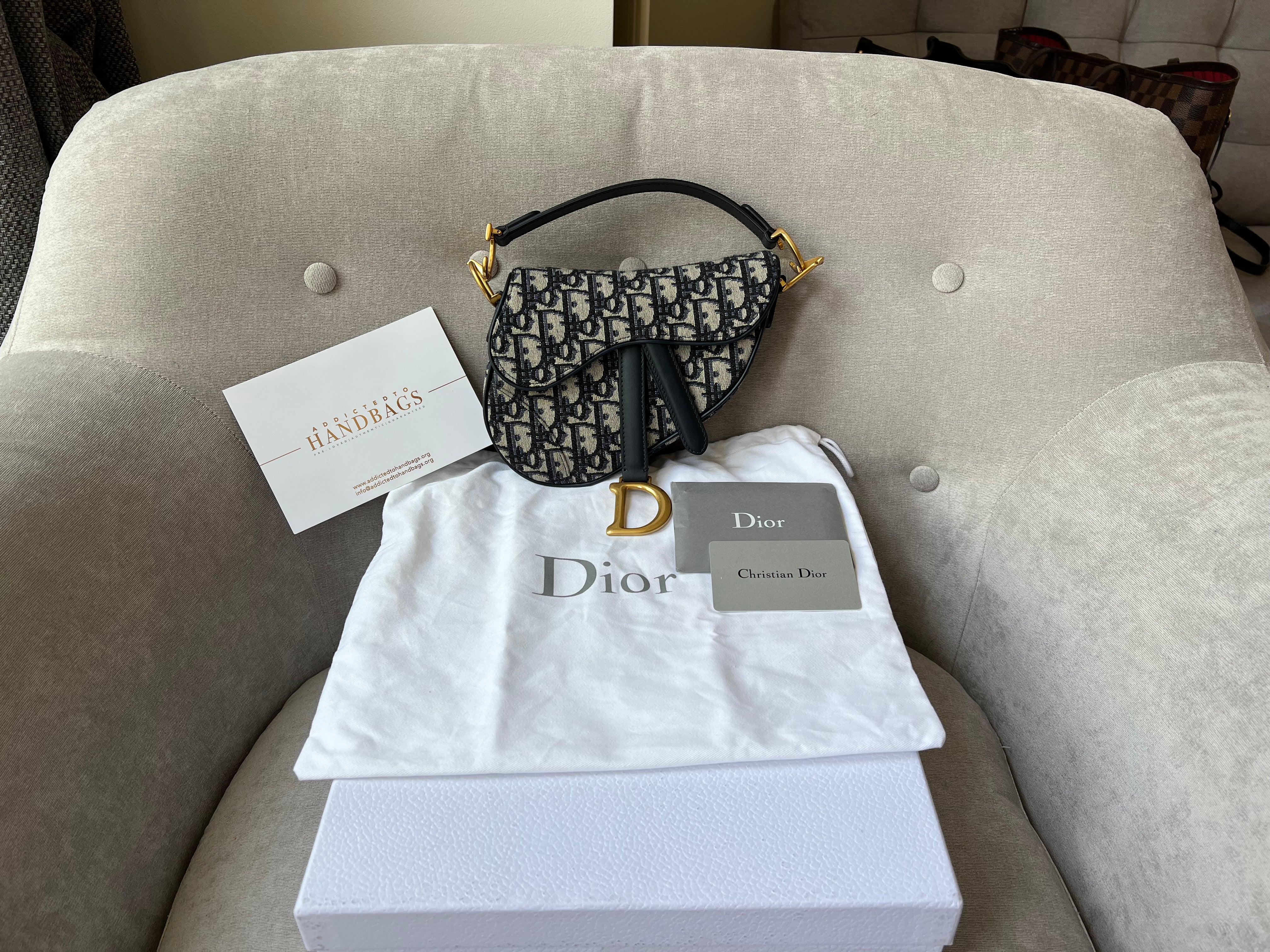 Christian Dior Mini Saddle Bag Oblique Jacquard (RRP £2500