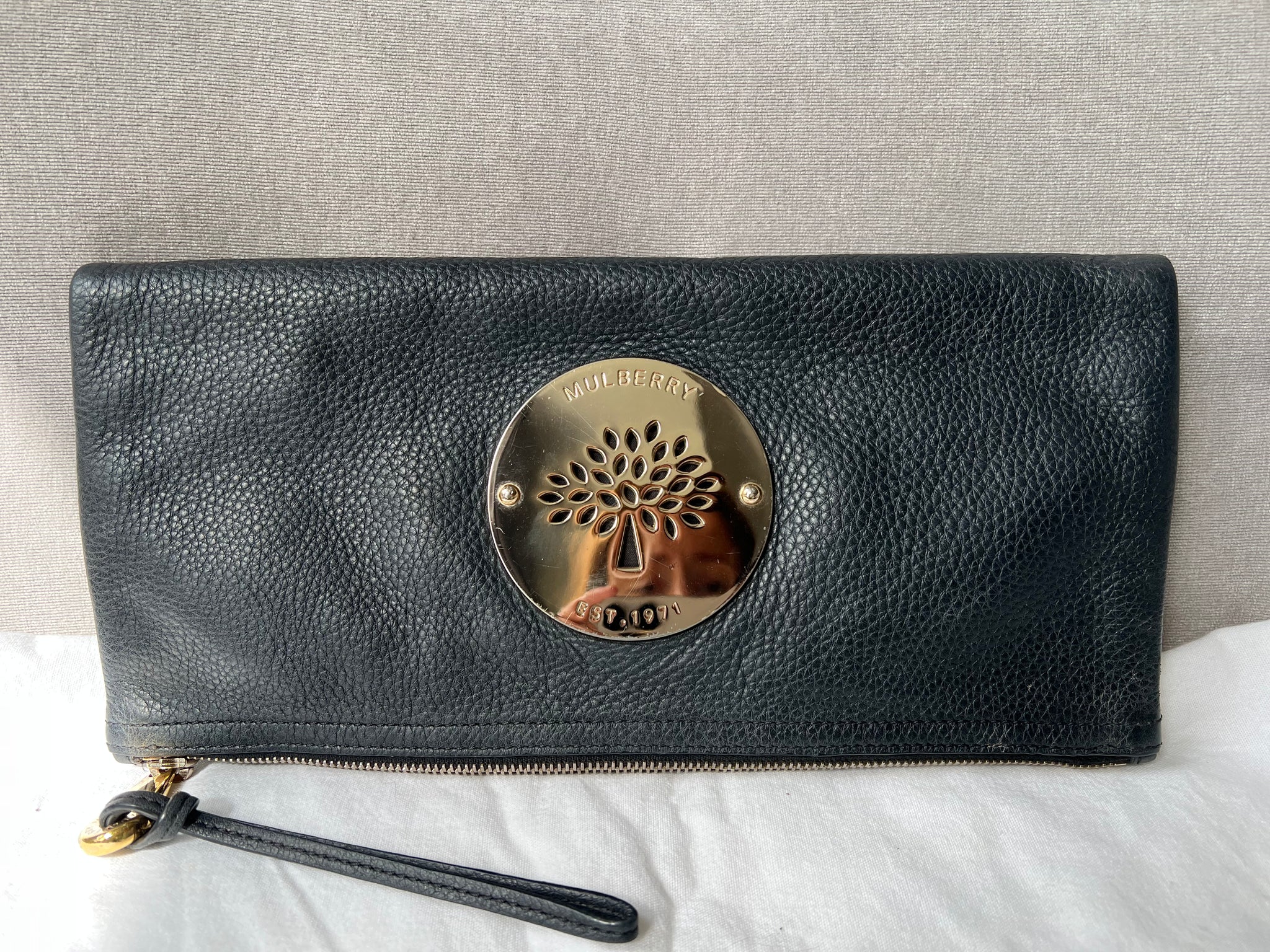 Mulberry Black Daria Clutch RRP 550 Addicted to Handbags