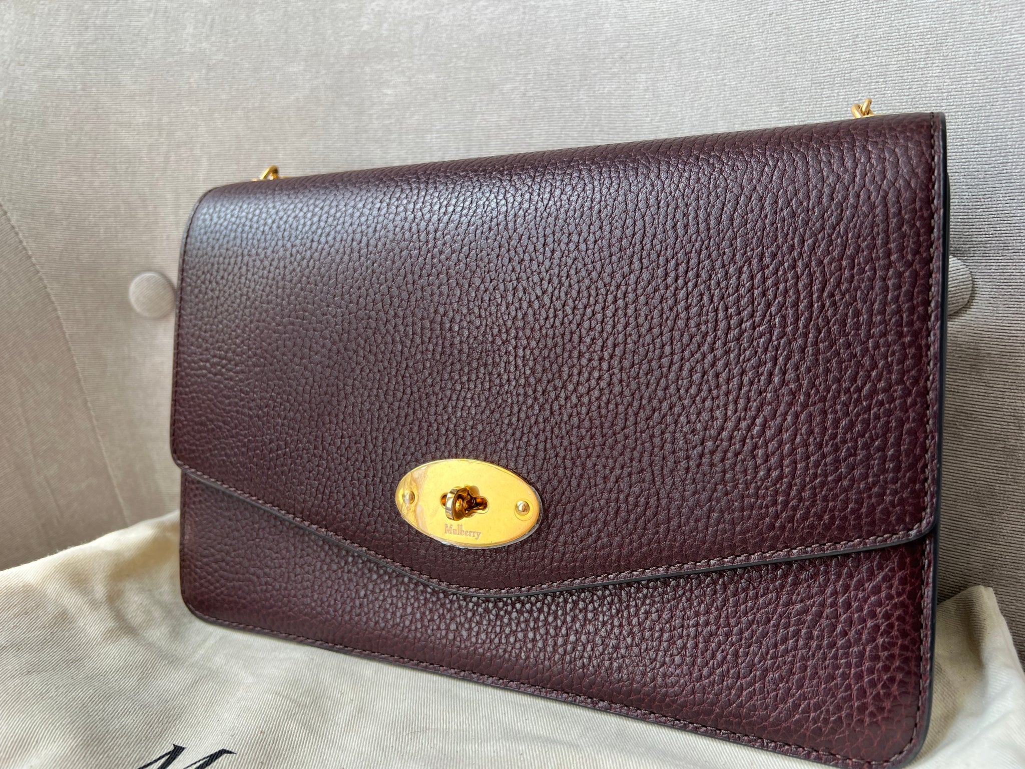 Mulberry Oxblood Medium Darley Shoulder Bag RRP 695 Addicted to Handbags