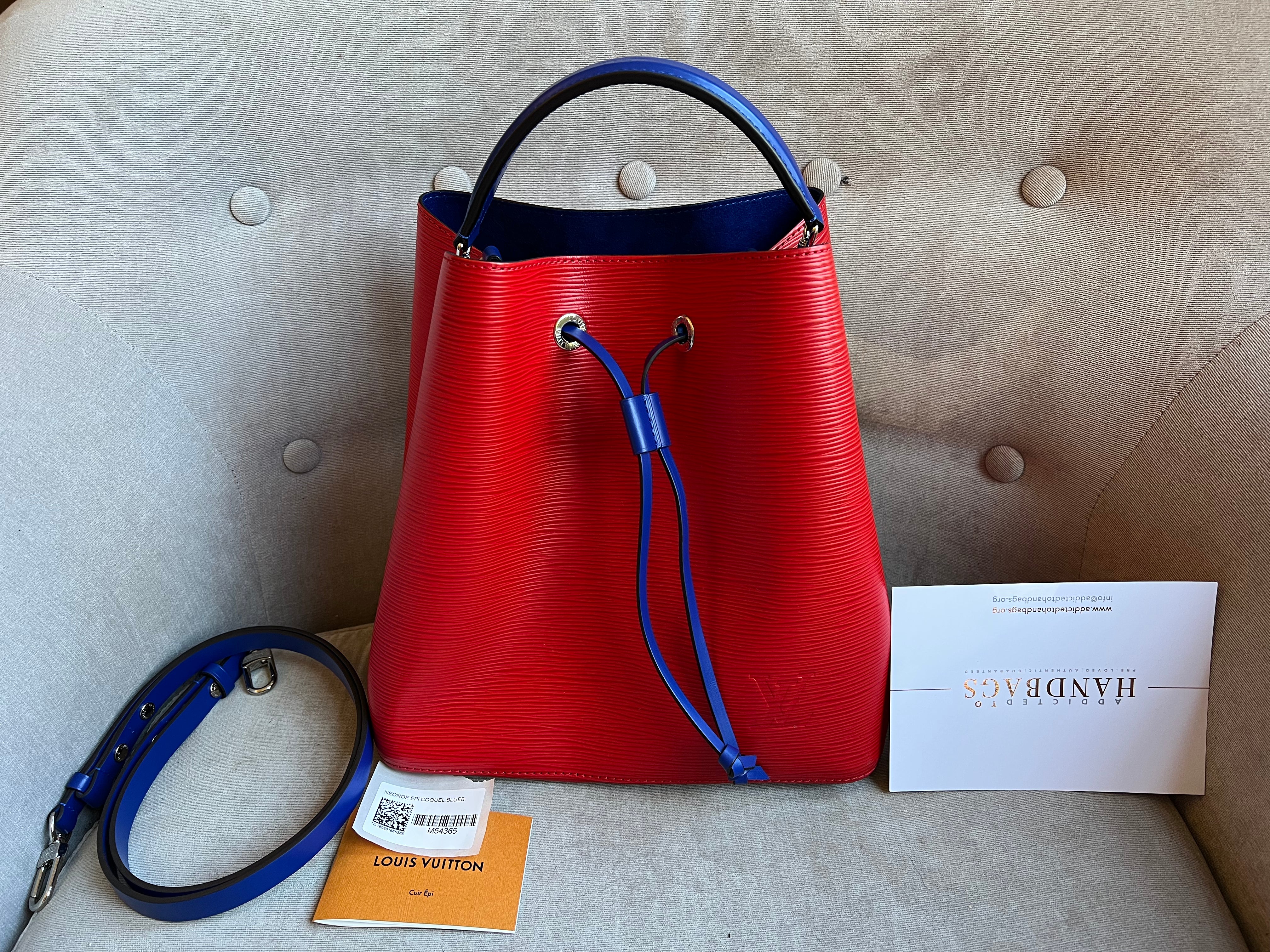 Louis Vuitton Neo Noe Bucket Bag Coquelicot (RRP £1,930