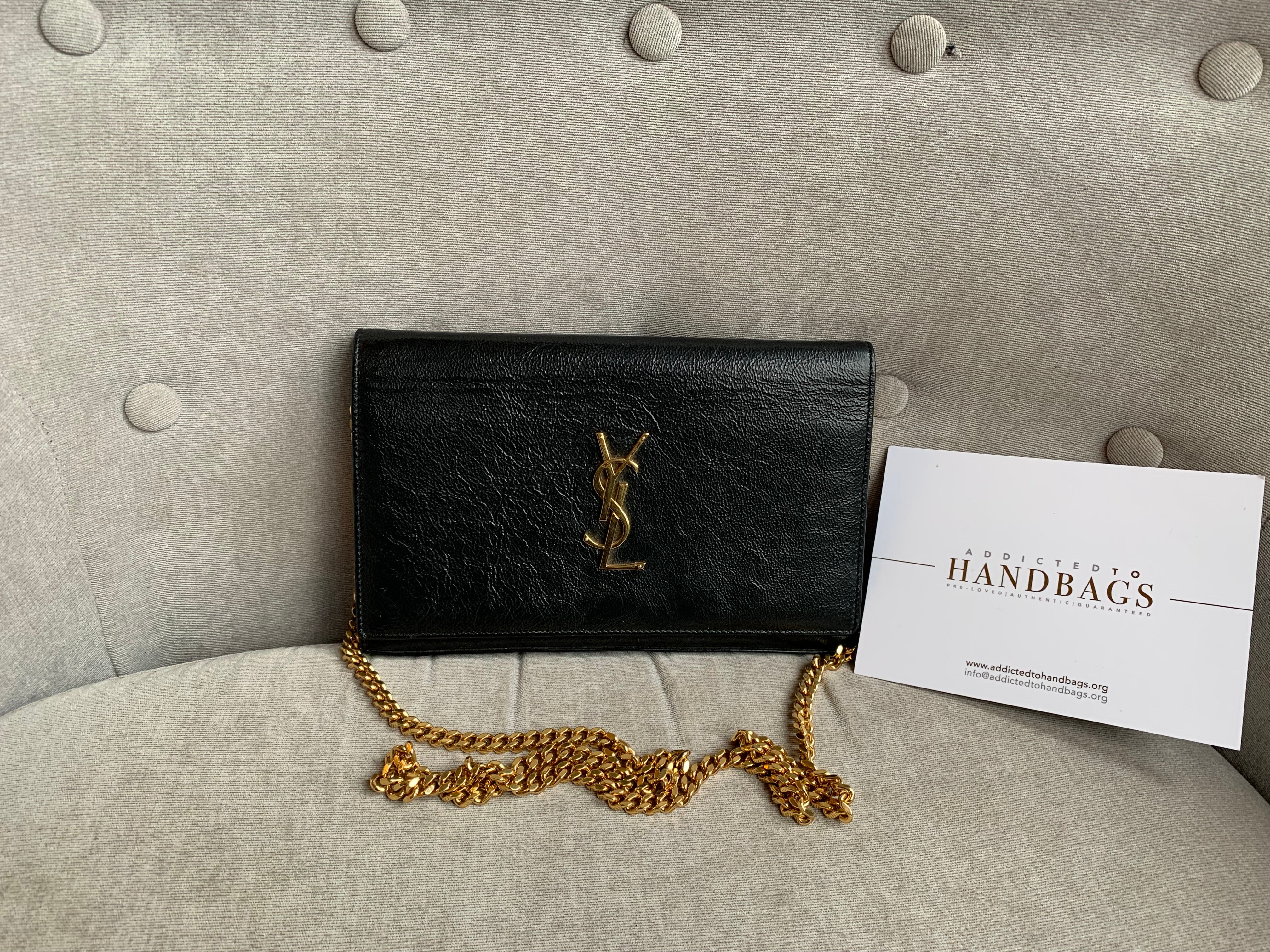 Yves Saint Laurent, Bags, Ysl Wallet On Chain