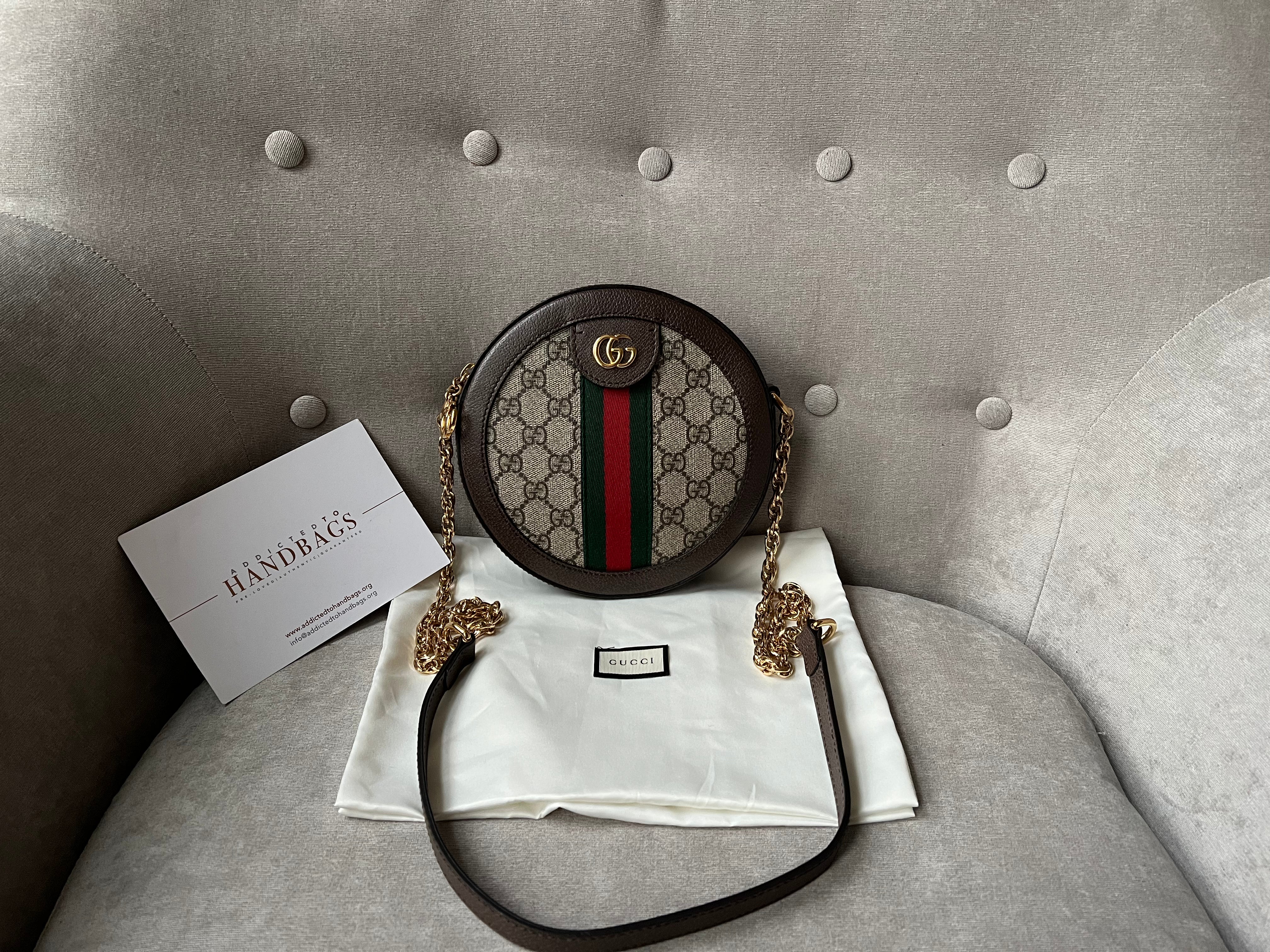 Gucci GG Ophidia Mini GG Round Shoulder Bag RRP 1 160