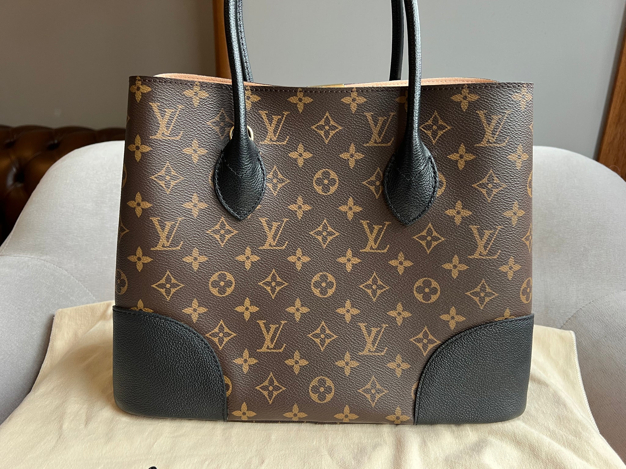 Louis Vuitton Flandrin Tote Monogram and Black Addicted to Handbags