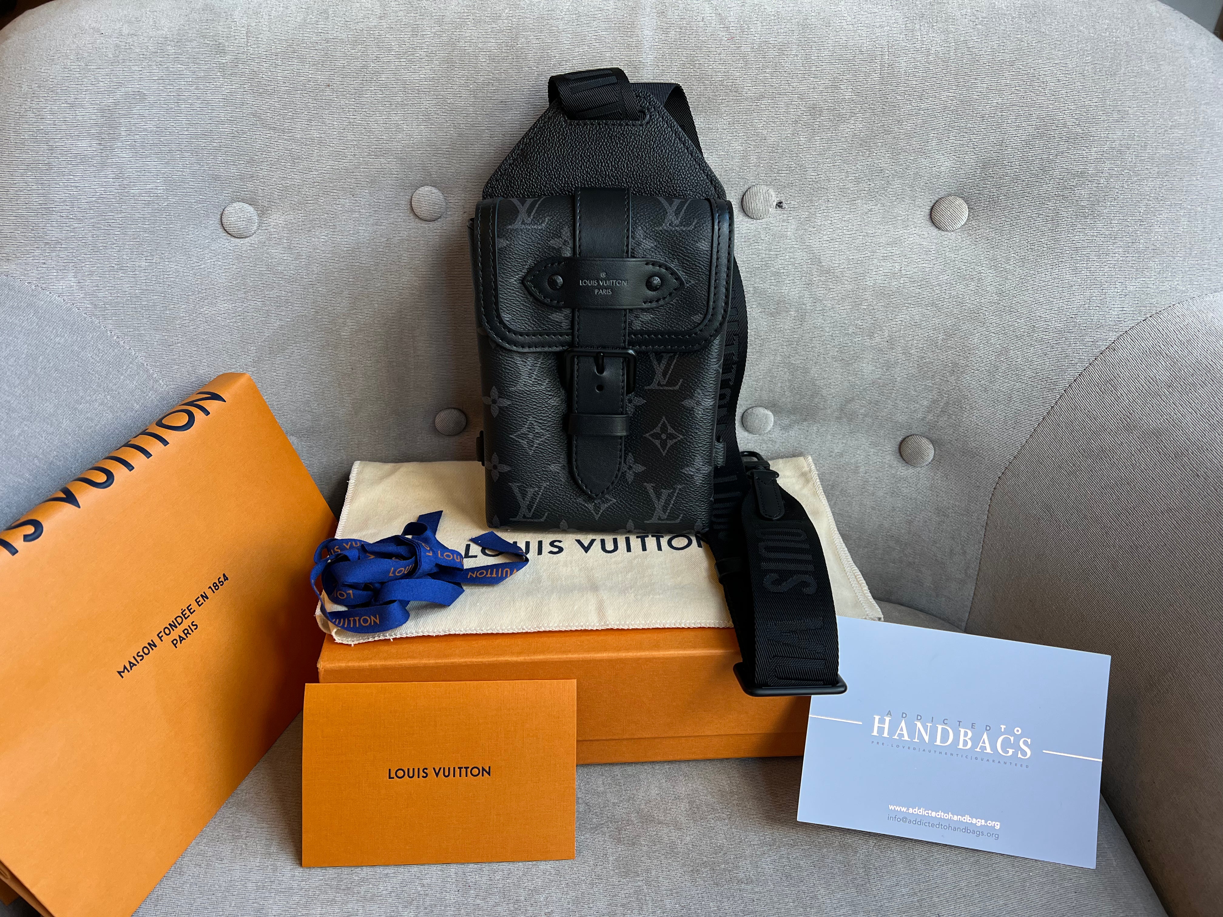 Louis Vuitton Saumur Sling Bag Monogram Eclipse (RRP £1510) – Addicted to  Handbags