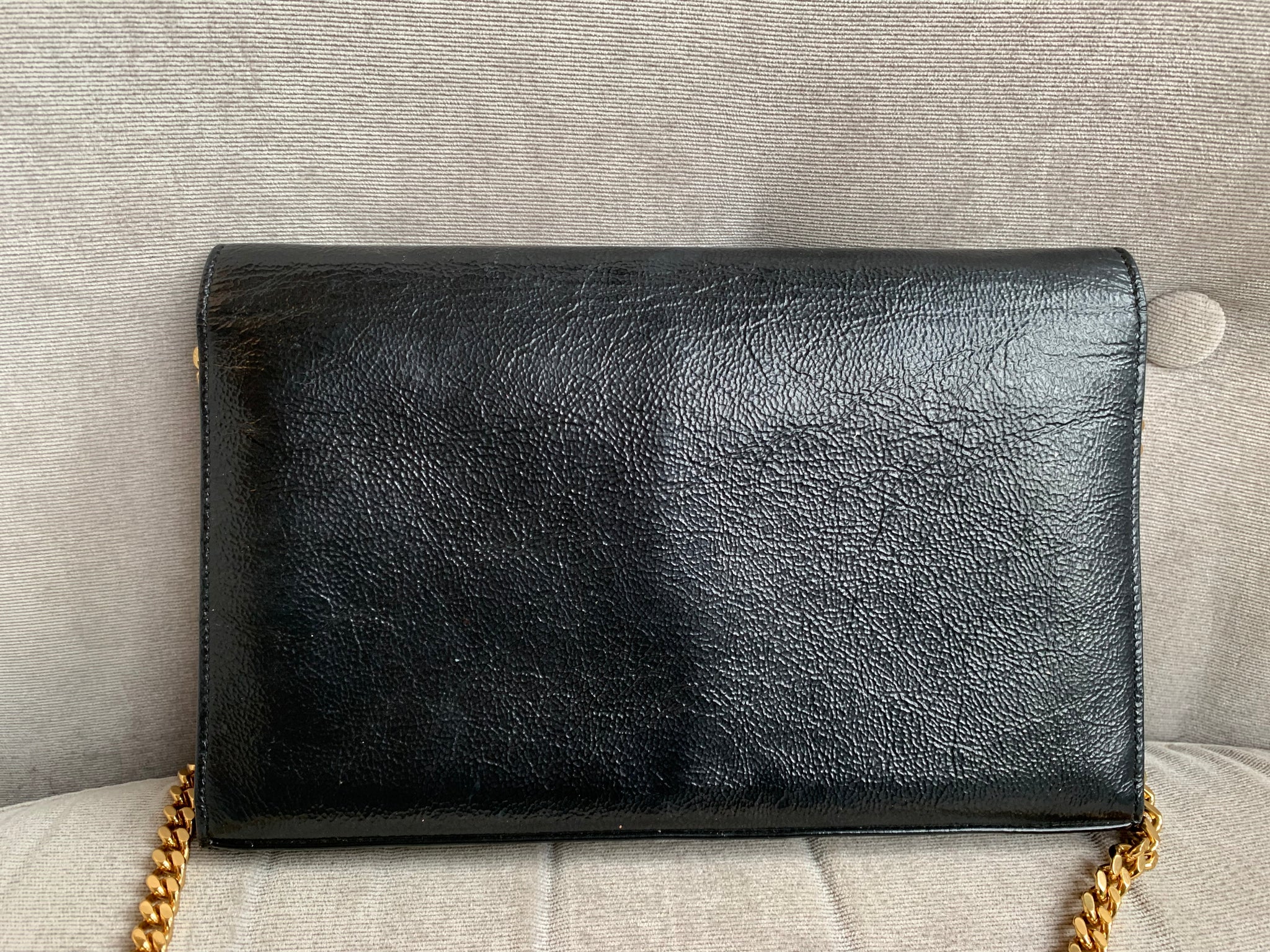 ysl wallet on chain black hardware