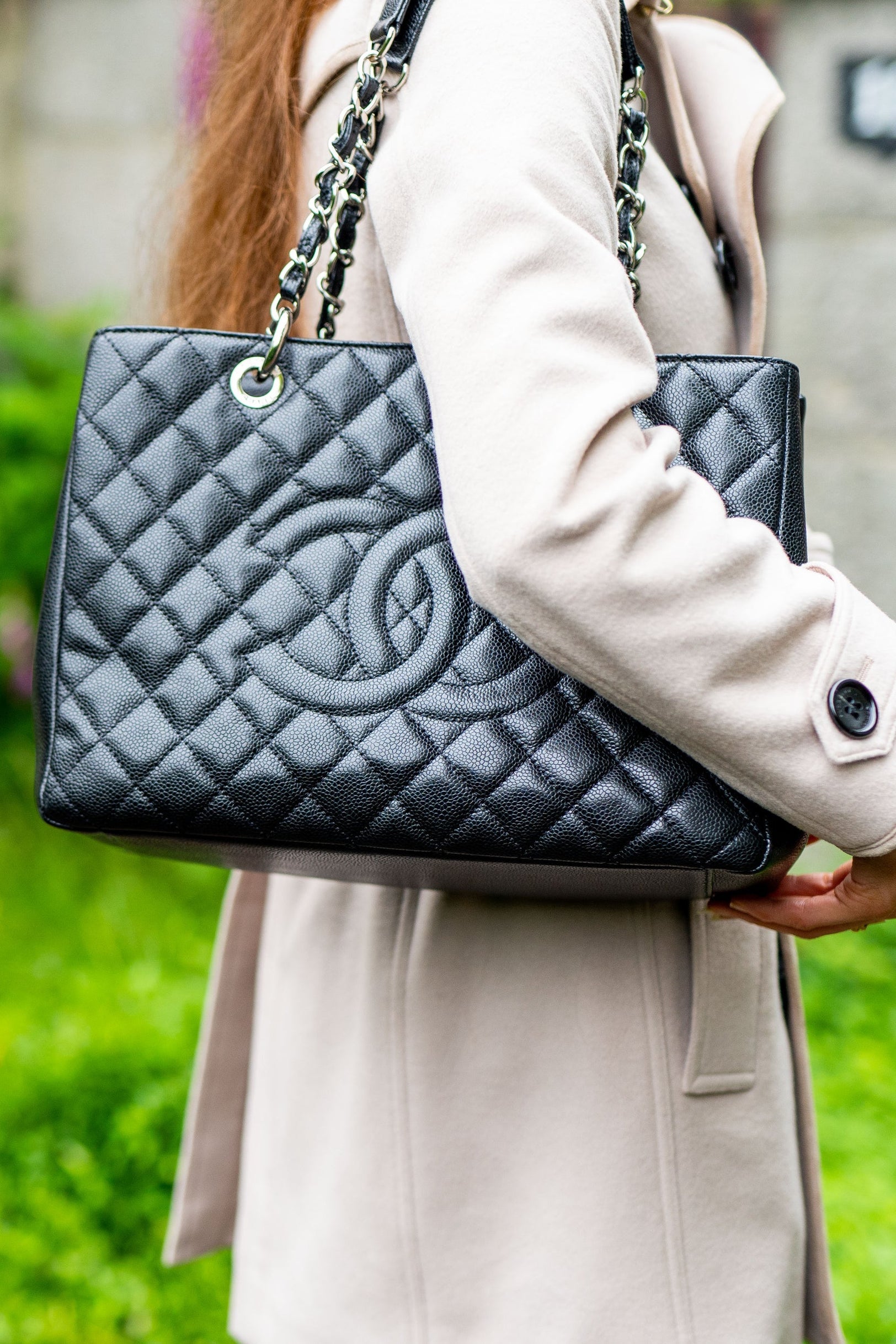 Price Chanel Gst Tasche Chanel GST Grand Shopping Tote Bag In