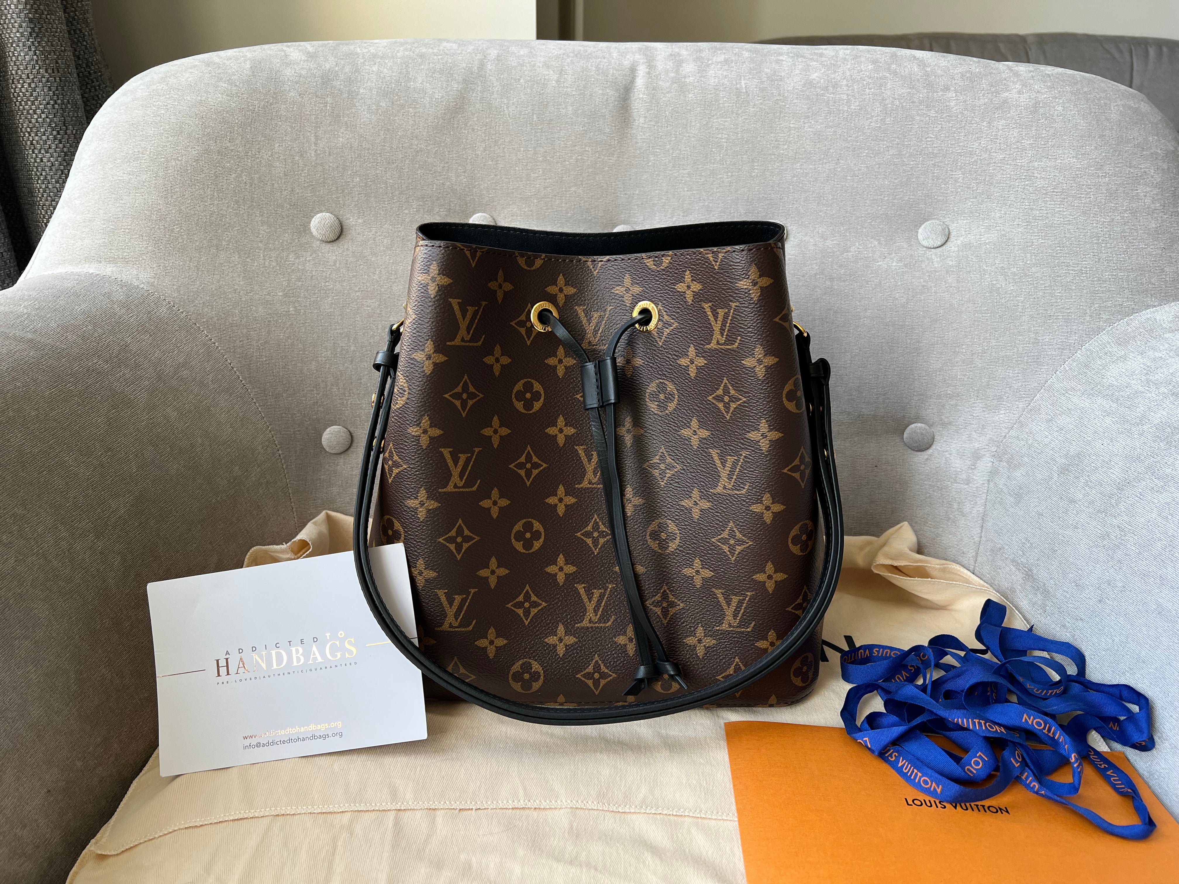 Louis Vuitton Neo Noe Monogram and Black (RRP £1,450) – Addicted to Handbags