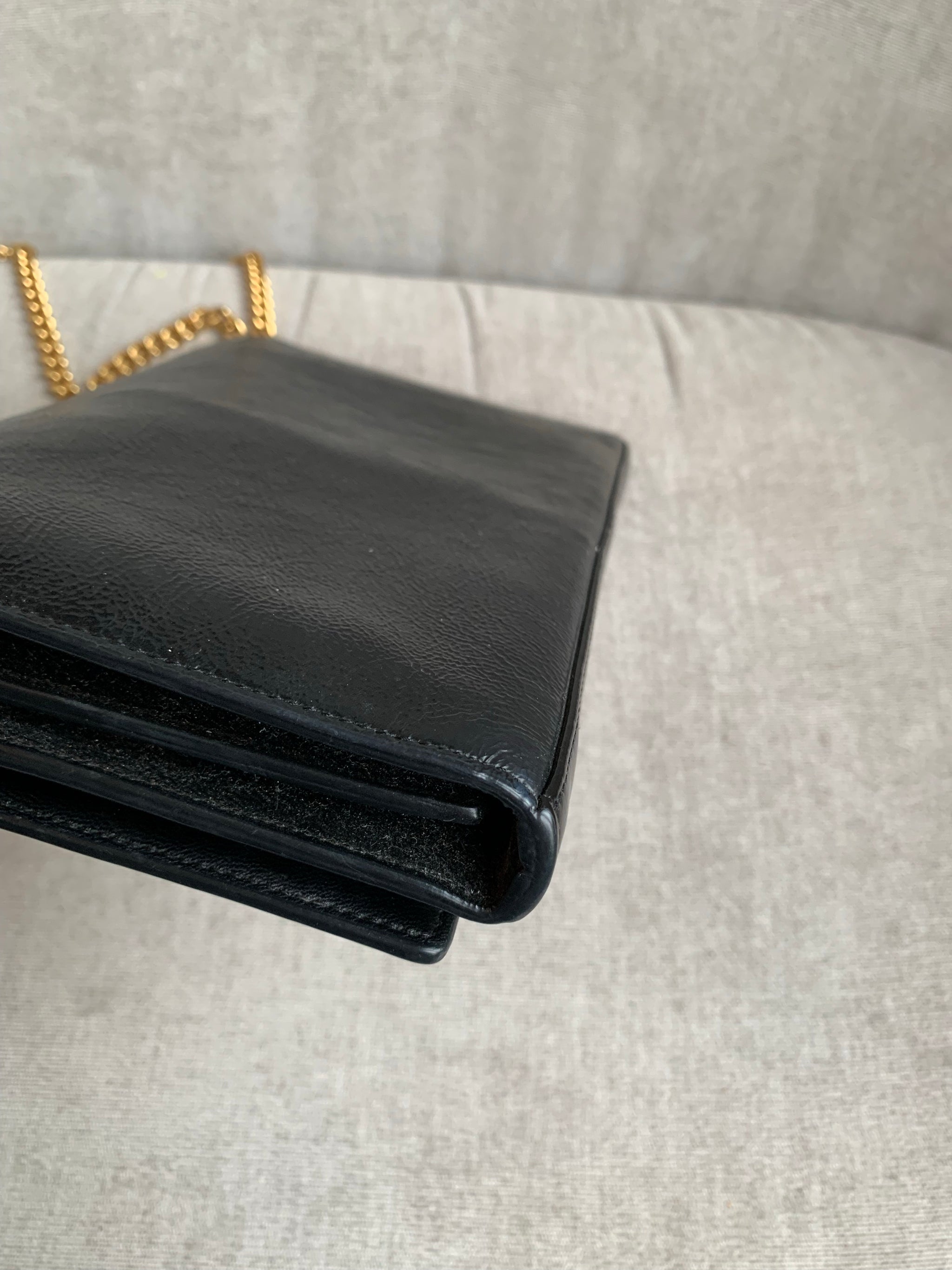ysl wallet on chain black hardware