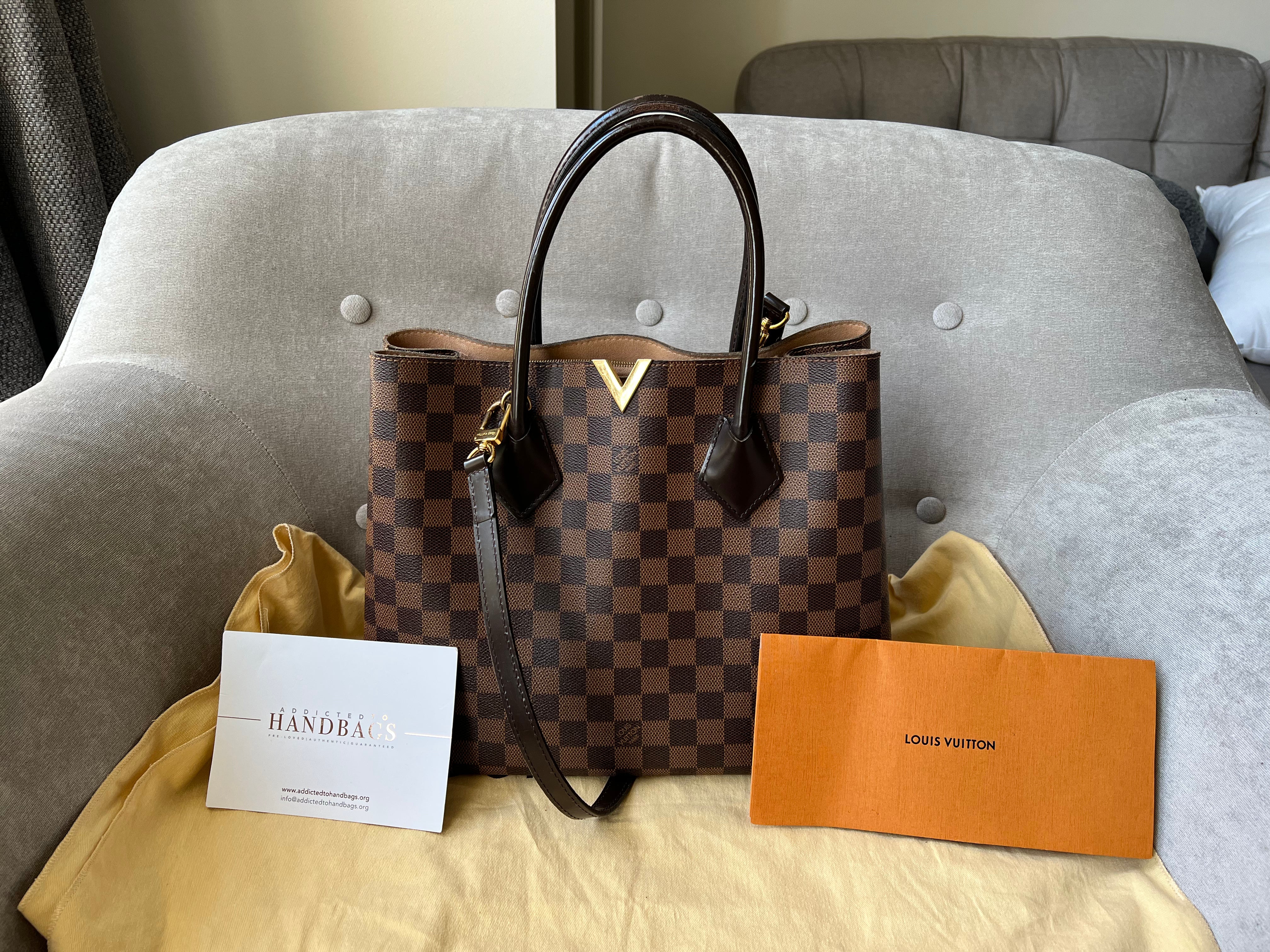 Louis Vuitton Kensington Damier Ebene Tote Bag